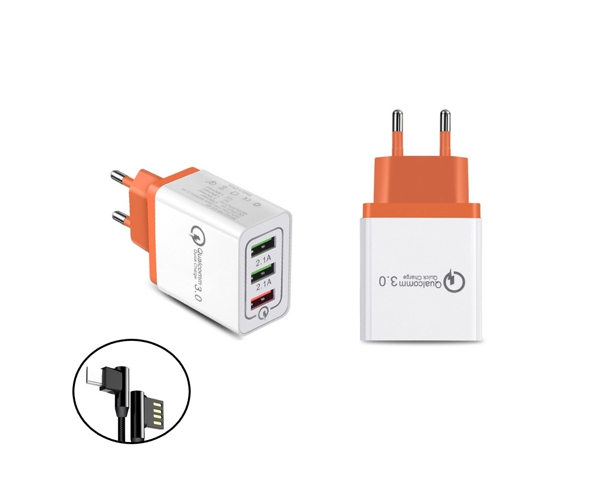 Incarcator priza cu tehnologie Qualcomm quickcharge 3.0, 18W Incarcator priza cu tehnologie Qualcomm quickcharge 3.0, 18W