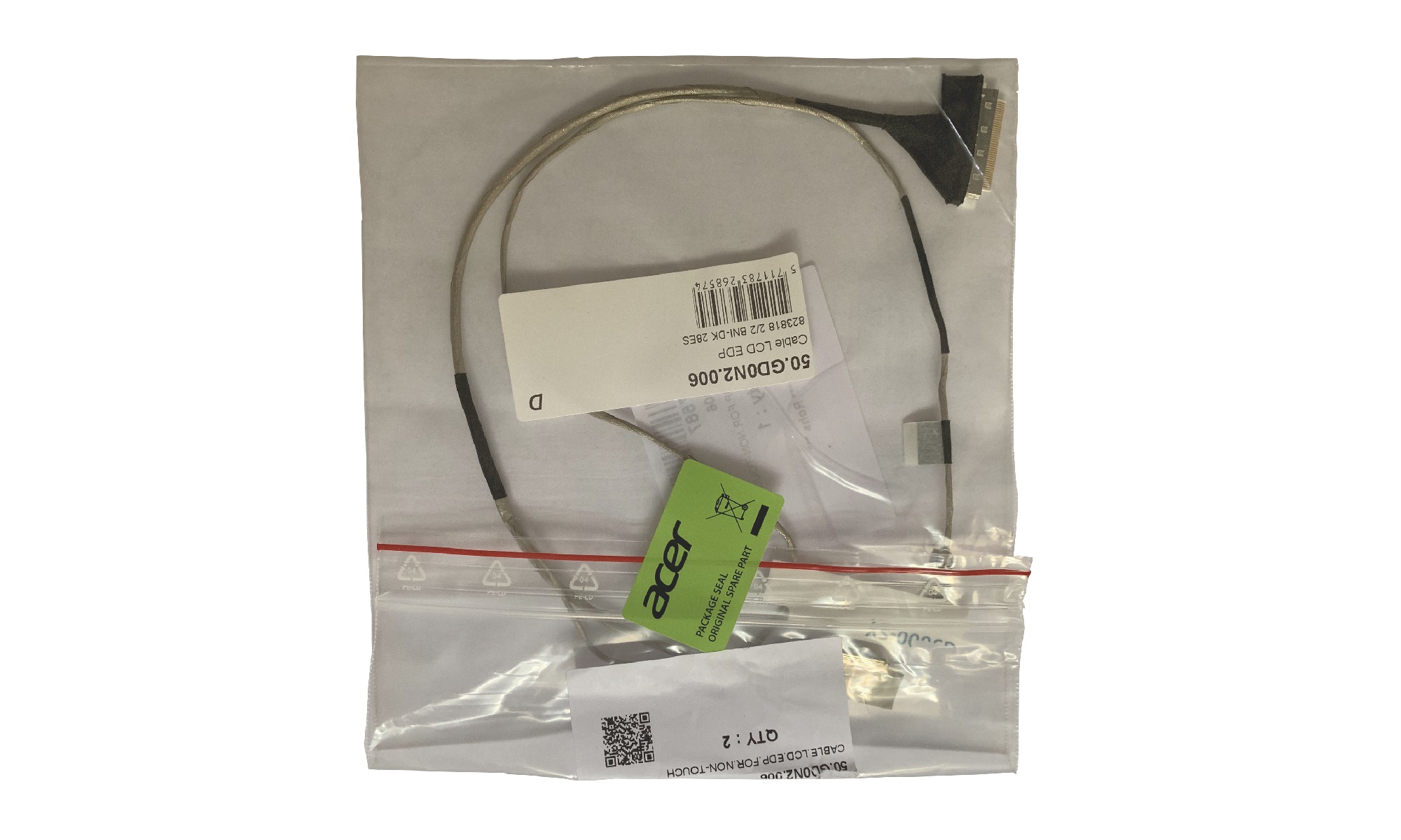 Cablu video original Acer Aspire ES1-533, pentru display nontouch Cablu video original Acer Aspire ES1-533, pentru display nontouch