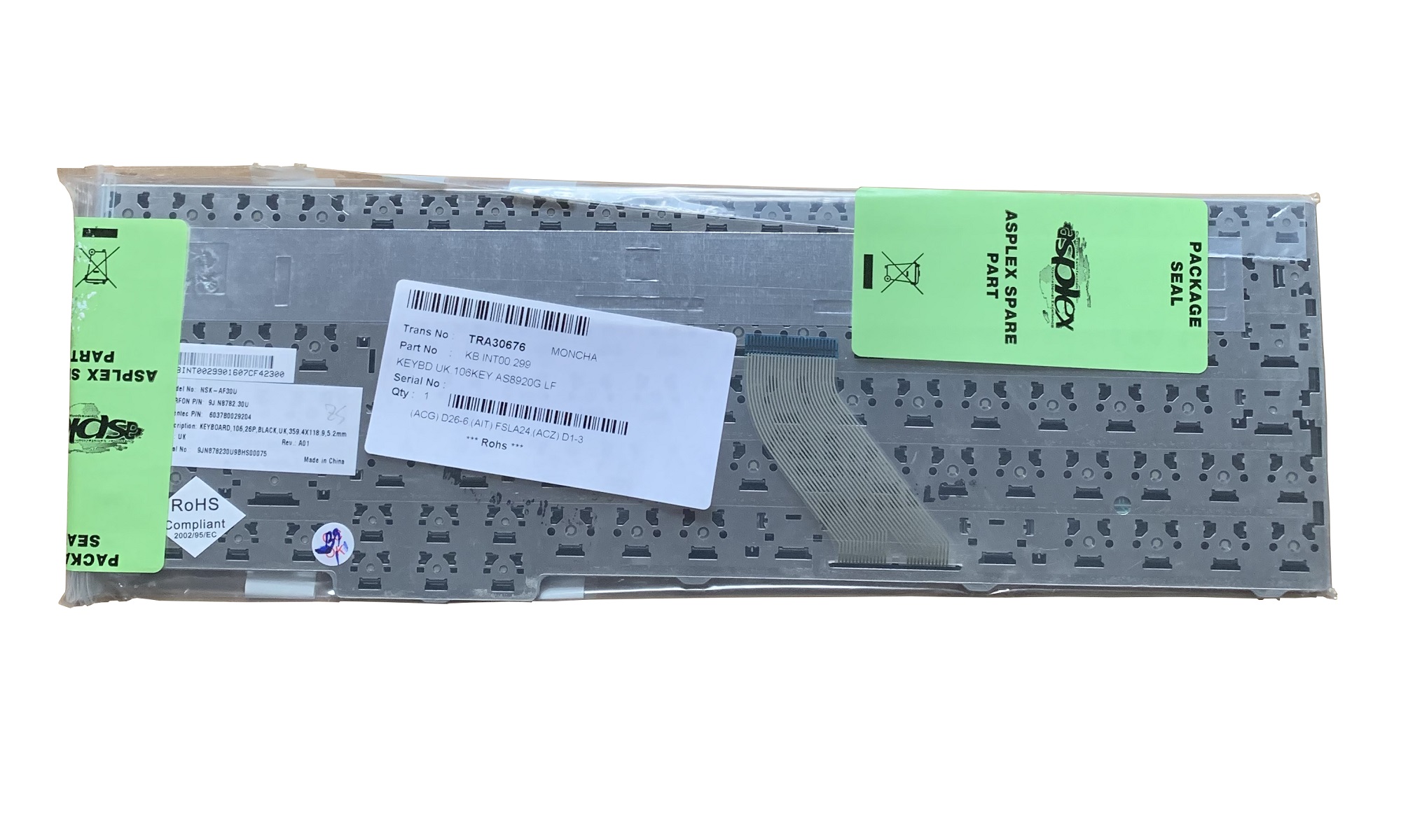 Tastatura laptop Acer TravelMate 7520 7520g 7720 7720g, originala, negru lucios, UK Tastatura laptop Acer TravelMate 7520 7520g 7720 7720g, originala, negru lucios, UK