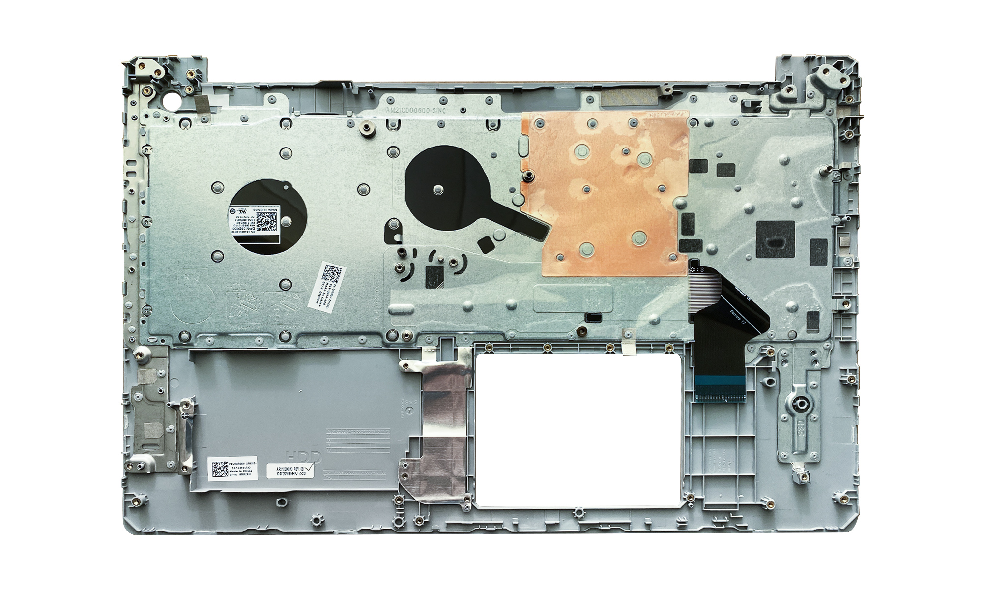 Carcasa superioara si tastatura Dell Inspiron 15 5570, 5575, fara iluminare, gri, layout US, model 58GDM Carcasa superioara si tastatura Dell Inspiron 15 5570, 5575, fara iluminare, gri, layout US, model 58GDM