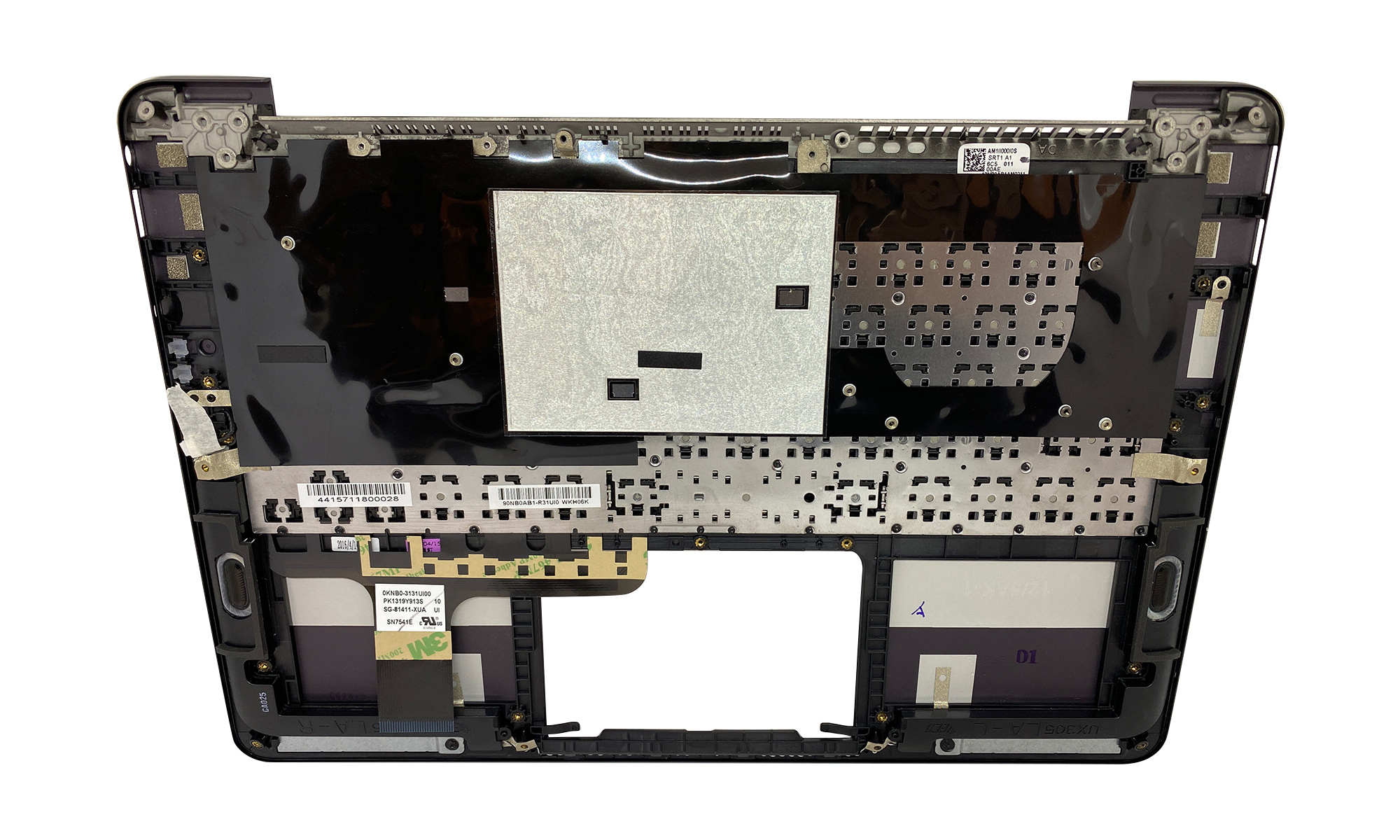 Carcasa superioara si tastatura originala Asus ZenBook UX305UA, fara iluminare, layout US, culoare Obsidian Stone, model 90NB0AB1-R31UI0 Carcasa superioara si tastatura originala Asus ZenBook UX305UA, fara iluminare, layout US, culoare Obsidian Stone, model 90NB0AB1-R31UI0