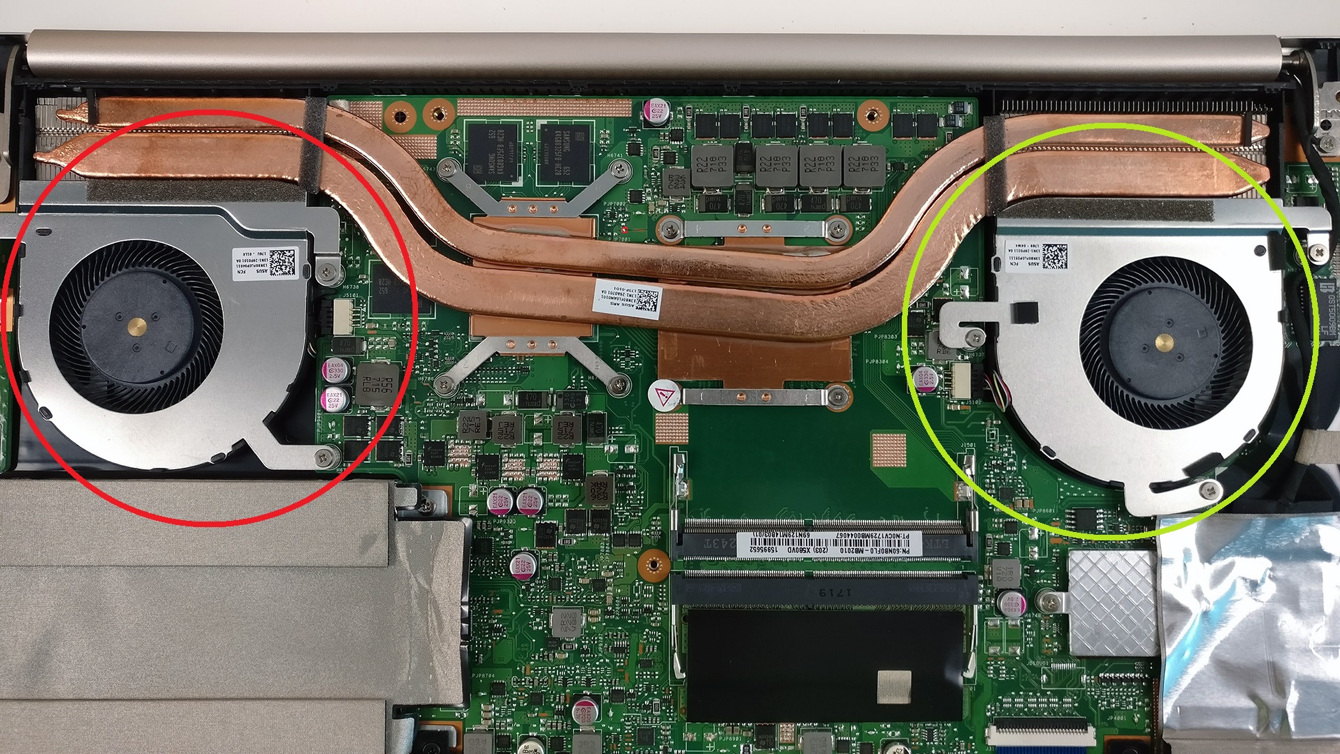 Cooler CPU original Asus VivoBook Pro 15 N580GD Cooler CPU original Asus VivoBook Pro 15 N580GD