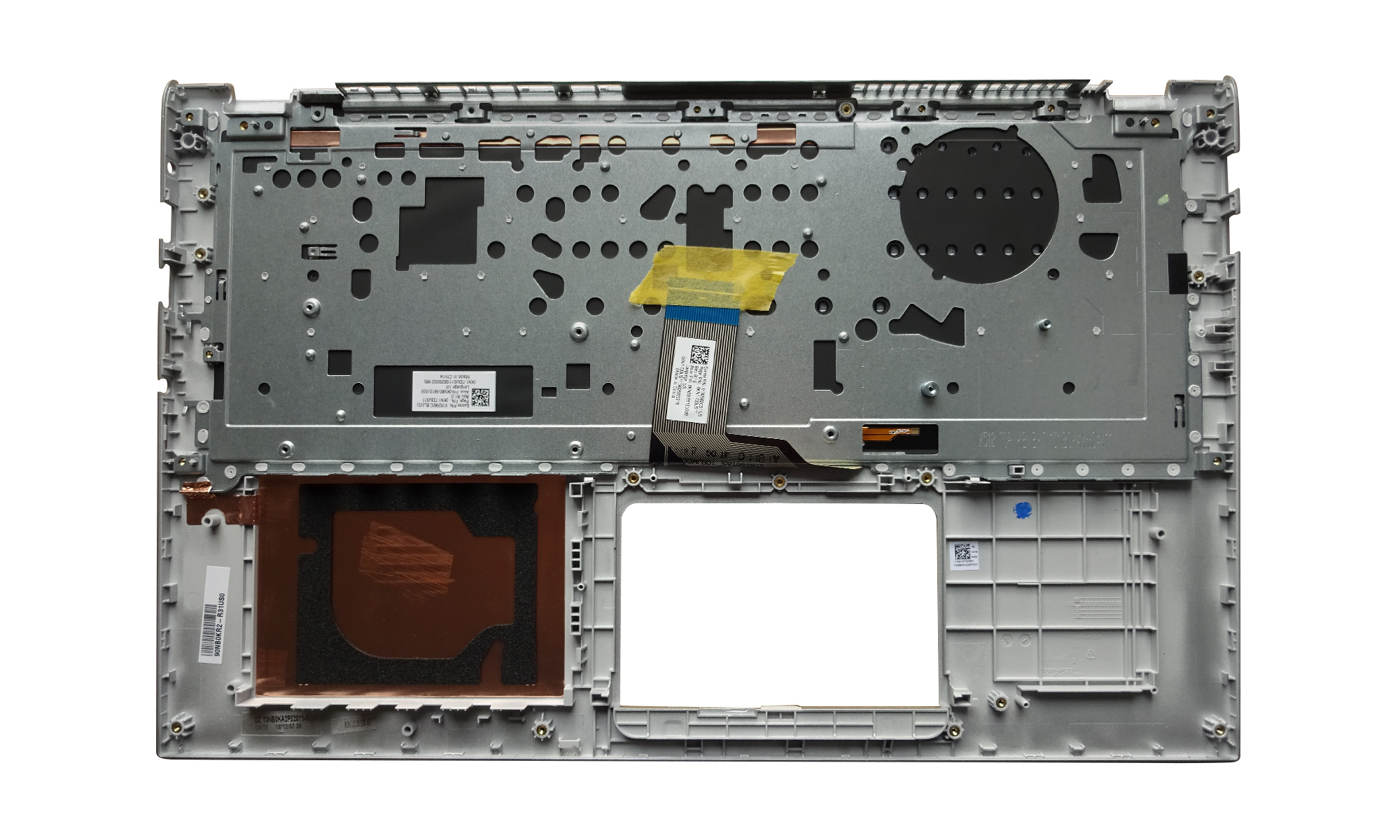 Carcasa superioara si tastatura originala Asus VivoBook X512FA, layout US, Transparent Silver, cu iluminare, model 90NB0KR2-R31US0 Carcasa superioara si tastatura originala Asus VivoBook X512FA, layout US, Transparent Silver, cu iluminare, model 90NB0KR2-R31US0