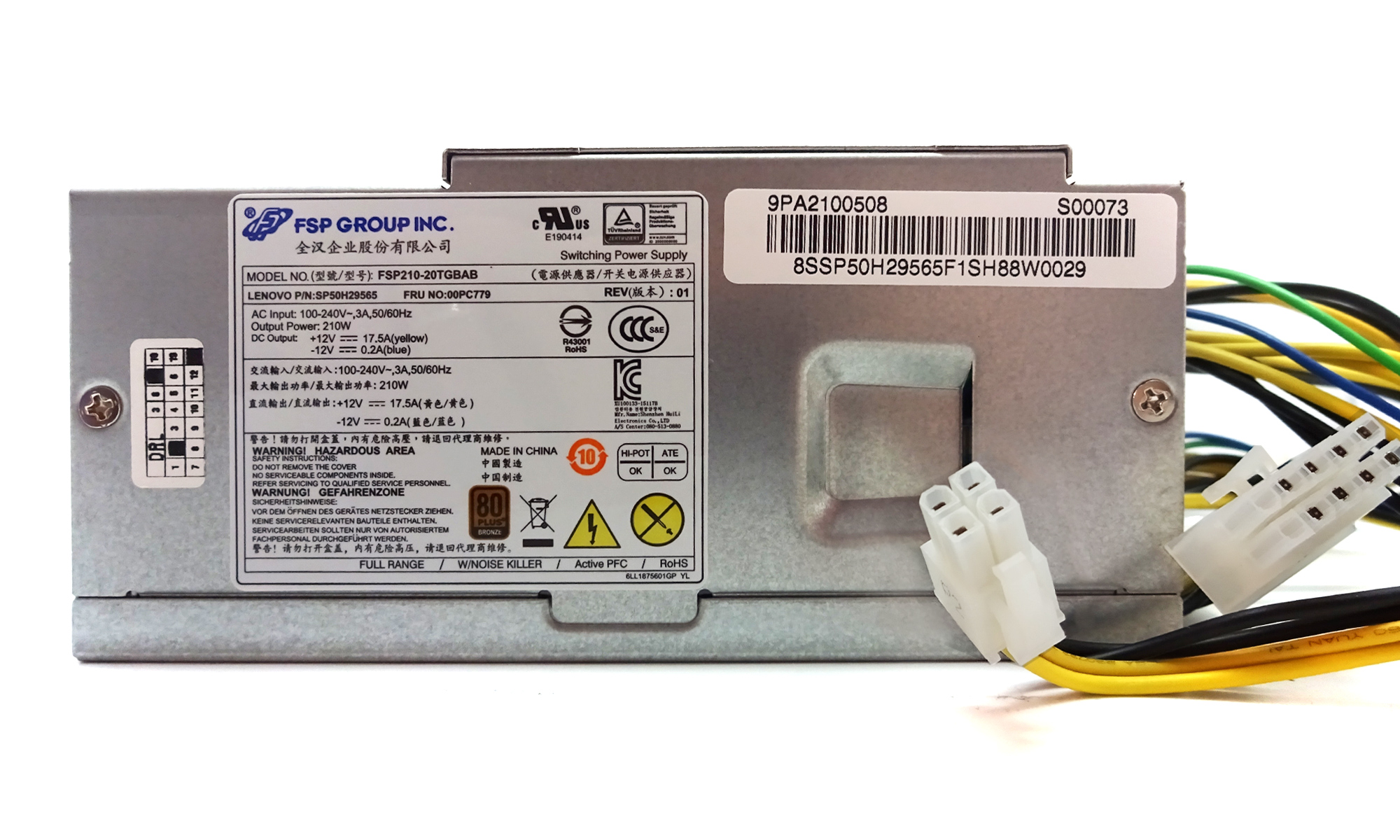 Sursa de alimentare Desktop Lenovo IdeaCentre T540-15AMA, T540-15ICK, 210W, model 00PC775 Sursa de alimentare Desktop Lenovo IdeaCentre T540-15AMA, T540-15ICK, 210W, model 00PC775