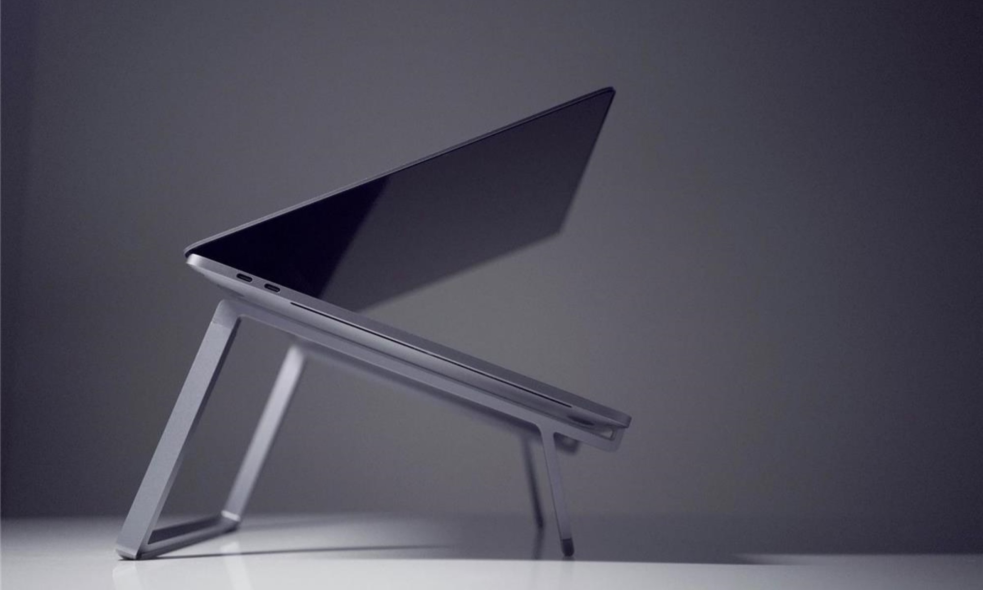 Suport Rain Design mBar pro+, Space Gray, pentru pentru Apple MacBook Pro Retina Touch Bar, portabil, pliabil Suport Rain Design mBar pro+, Space Gray, pentru pentru Apple MacBook Pro Retina Touch Bar, portabil, pliabil