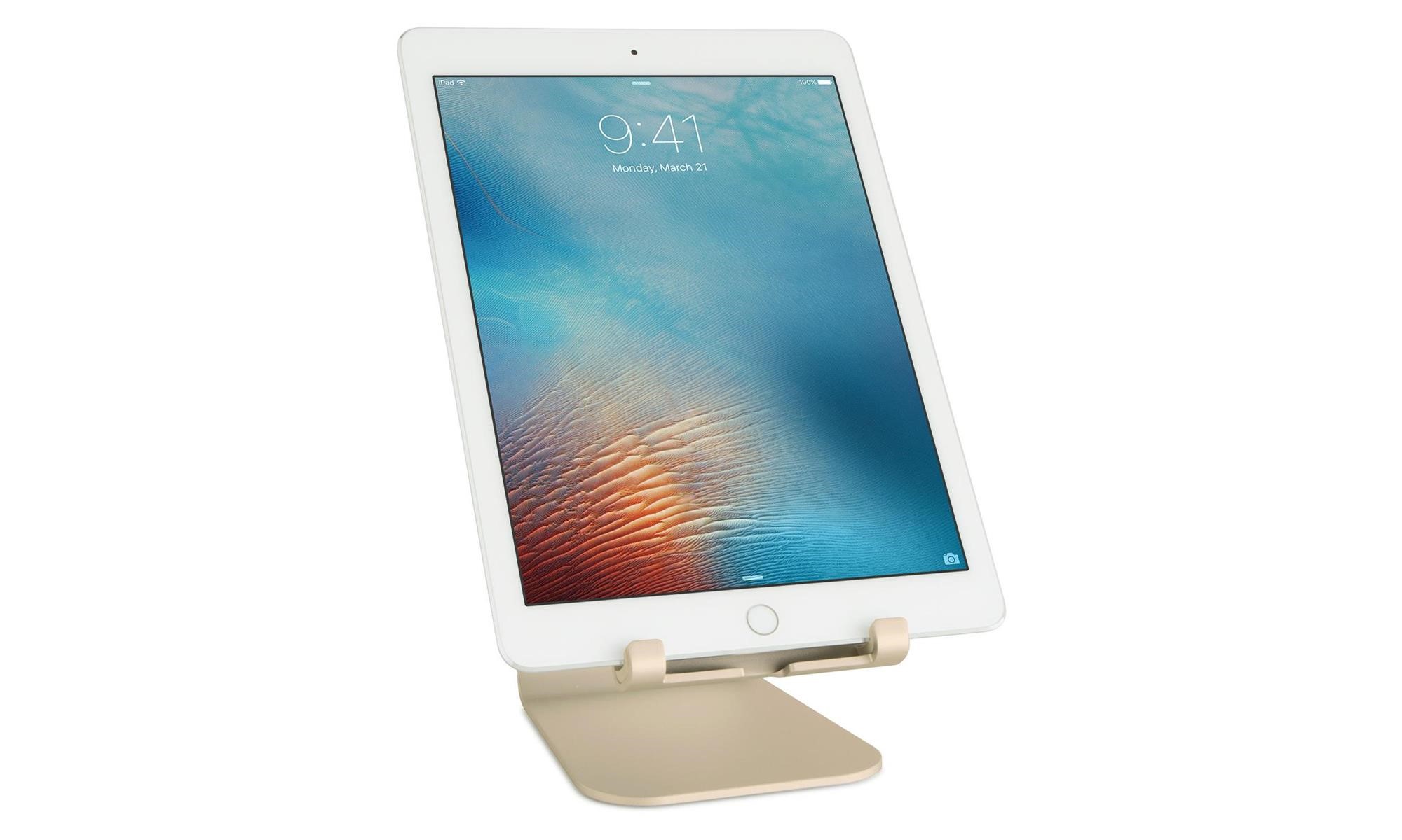 Suport Rain Design mStand Tablet Stand, Gold, pentru Apple iPad Suport Rain Design mStand Tablet Stand, Gold, pentru Apple iPad