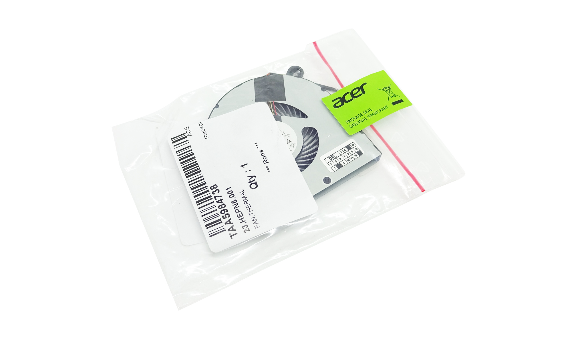 Cooler original Acer Aspire 1 A115-31, Aspire 3 A315-22, A315-22G, A315-34, Aspire 5 A514-52, A514-52G, Swift S40-51 Cooler original Acer Aspire 1 A115-31, Aspire 3 A315-22, A315-22G, A315-34, Aspire 5 A514-52, A514-52G, Swift S40-51