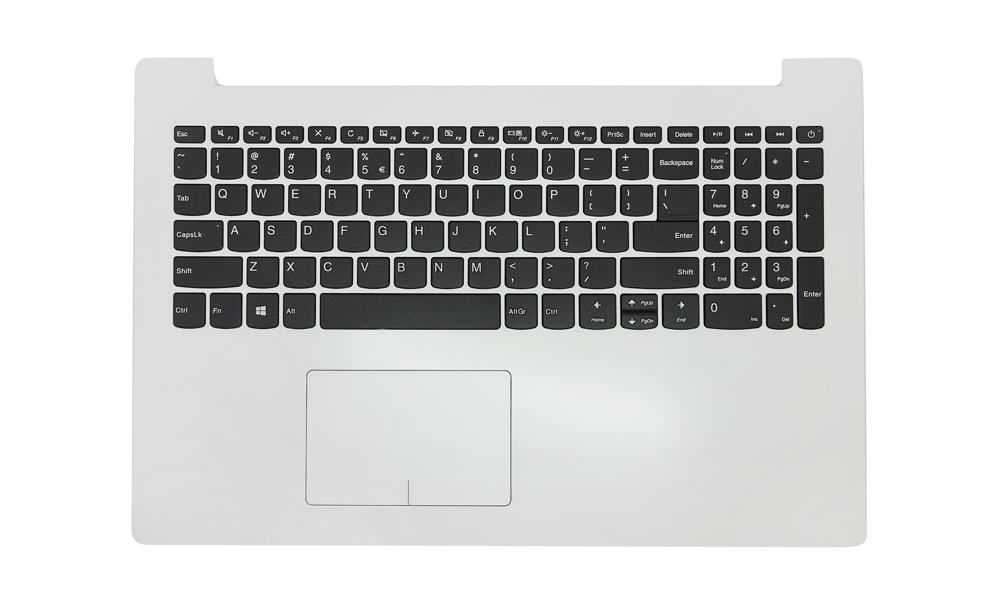 Carcasa superioara si tastatura Lenovo IdeaPad 320-15ABR, 320-15AST, 320-15IAP, 320-15IKB, 320-15ISK, alba, fara iluminare, layout US, originala, model 5CB0N86384 Carcasa superioara si tastatura Lenovo IdeaPad 320-15ABR, 320-15AST, 320-15IAP, 320-15IKB, 320-15ISK, alba, fara iluminare, layout US, originala, model 5CB0N86384