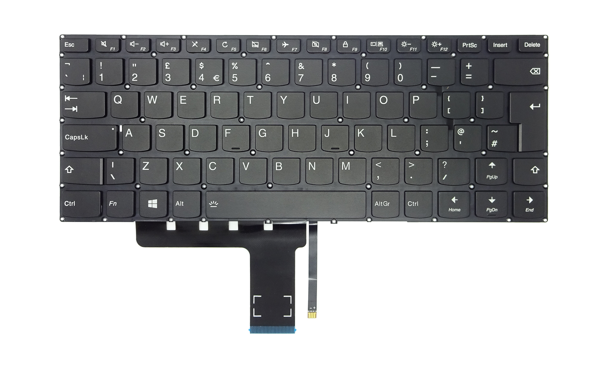 Tastatura compatibila Lenovo IdeaPad 310-14IAP, 310-14IKB, 310-14ISK, Lenovo V110-14AST, V110-14IAP, neagra, layout UK, cu iluminare Tastatura compatibila Lenovo IdeaPad 310-14IAP, 310-14IKB, 310-14ISK, Lenovo V110-14AST, V110-14IAP, neagra, layout UK, cu iluminare