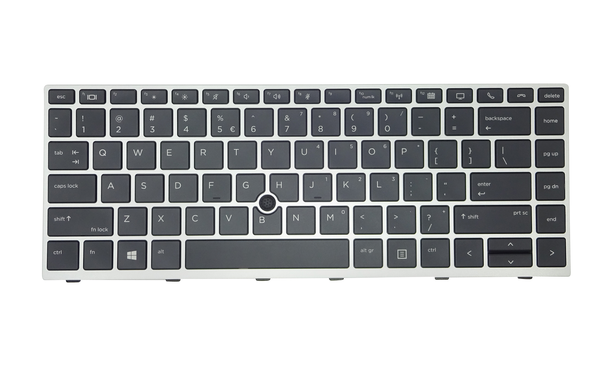 Tastatura originala laptop HP EliteBook 745 G5, 745 G6, 840 G5, 846 G5, 840 G6, 846 G6, rama argintie, taste negre, fara iluminare, layout International, model L14379-B31 Tastatura originala laptop HP EliteBook 745 G5, 745 G6, 840 G5, 846 G5, 840 G6, 846 G6, rama argintie, taste negre, fara iluminare, layout International, model L14379-B31