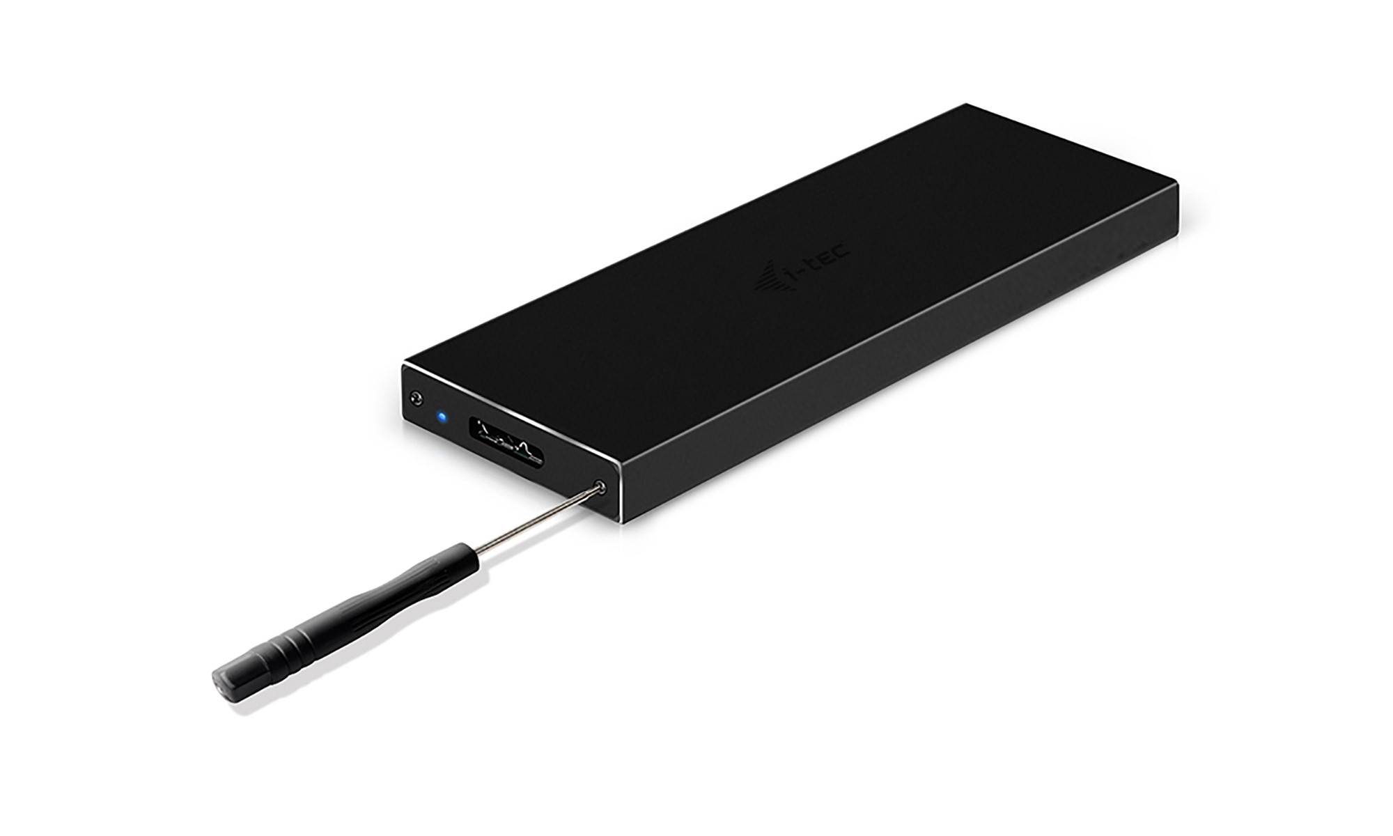 Rack extern M.2 SATA B Key SSD, USB-A 2.0 & 3.0, carcasa aluminiu, i-tec MySafeM2 Rack extern M.2 SATA B Key SSD, USB-A 2.0 & 3.0, carcasa aluminiu, i-tec MySafeM2