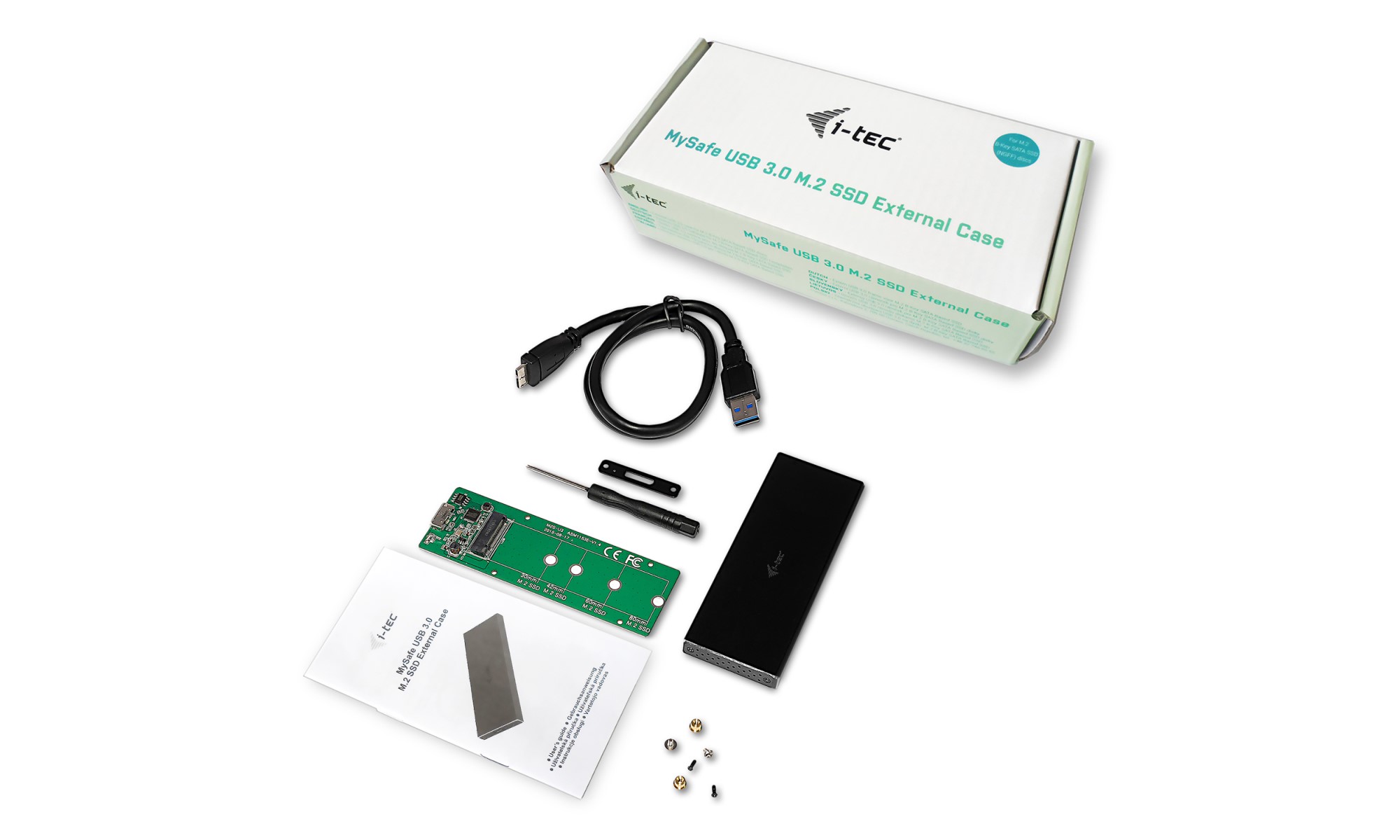 Rack extern M.2 SATA B Key SSD, USB-A 2.0 & 3.0, carcasa aluminiu, i-tec MySafeM2 Rack extern M.2 SATA B Key SSD, USB-A 2.0 & 3.0, carcasa aluminiu, i-tec MySafeM2