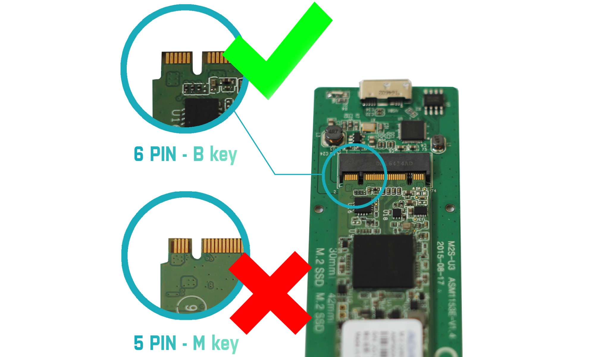 Rack extern M.2 SATA B Key SSD, USB-A 2.0 & 3.0, carcasa aluminiu, i-tec MySafeM2 Rack extern M.2 SATA B Key SSD, USB-A 2.0 & 3.0, carcasa aluminiu, i-tec MySafeM2