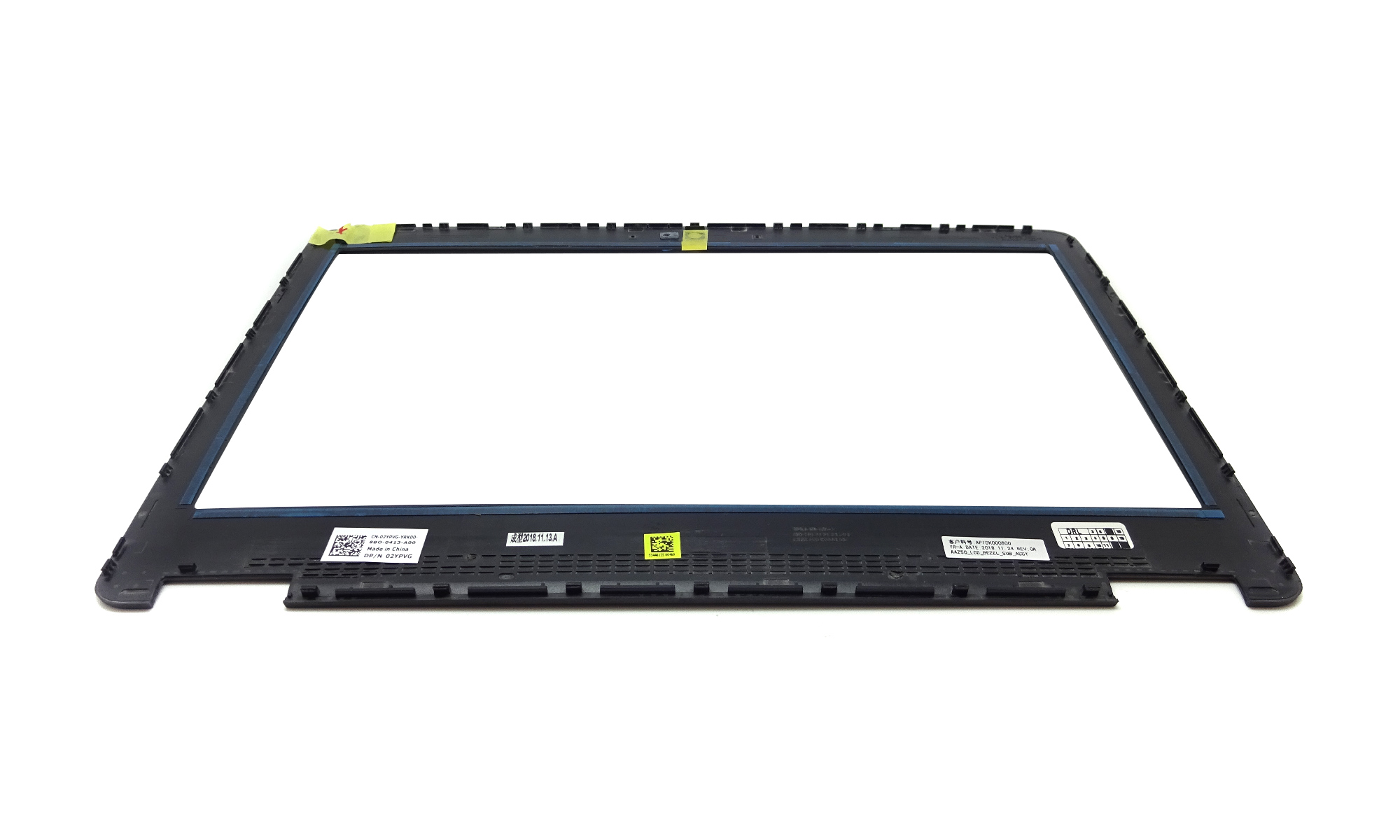 Rama display pentru Dell Latitude E7270, original, negru, pentru display fara touchscreen, model 2YPVG Rama display pentru Dell Latitude E7270, original, negru, pentru display fara touchscreen, model 2YPVG