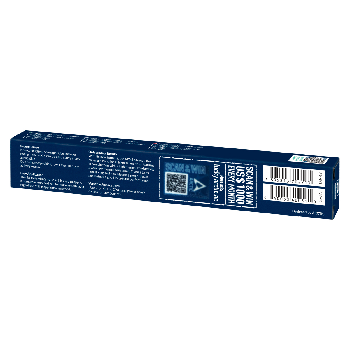 Pasta termoconductoare Arctic cooling MX-5 tub 2g Pasta termoconductoare Arctic cooling MX-5 tub 2g