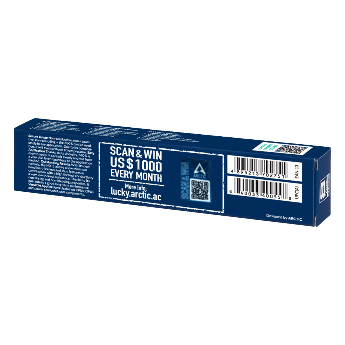 Pasta termoconductoare Arctic cooling MX-5 tub 8g Pasta termoconductoare Arctic cooling MX-5 tub 8g