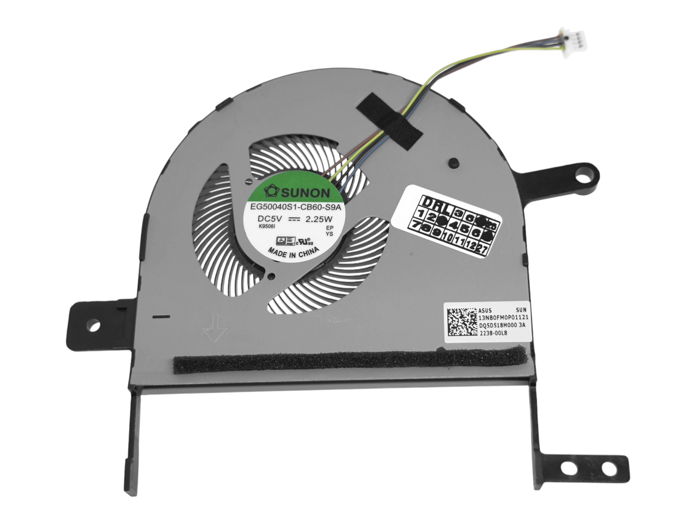 Cooler Asus EG50040S1-CB60-S9A, DQ5D518M000, DQ5D578M001, VivoBook X510QA, X510QR, X510UA, X510UAD, X510UAO, X510UAR, X510UF, X510UN, X510UQ, X510UR, model 13NB0FM0P01211 Cooler Asus EG50040S1-CB60-S9A, DQ5D518M000, DQ5D578M001, VivoBook X510QA, X510QR, X510UA, X510UAD, X510UAO, X510UAR, X510UF, X510UN, X510UQ, X510UR, model 13NB0FM0P01211