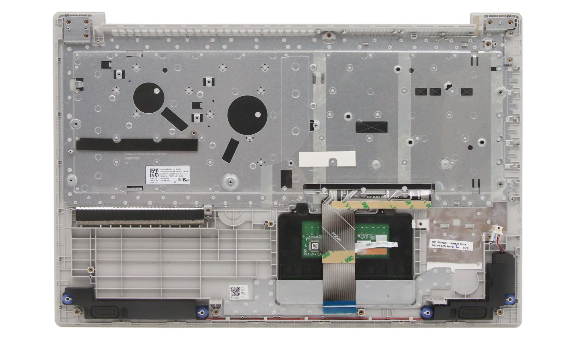 Carcasa superioara cu tastatura originala Lenovo IdeaPad 330-15ICH Type 81FK, argintie, layout US, fara iluminare, model 5CB0R46797 Carcasa superioara cu tastatura originala Lenovo IdeaPad 330-15ICH Type 81FK, argintie, layout US, fara iluminare, model 5CB0R46797