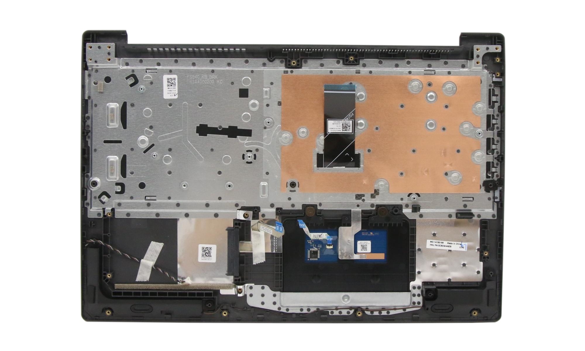 Carcasa superioara cu tastatura originala Lenovo V15-IKB Type 81YD, gri inchis, layout US, fara iluminare, model 5CB0W44929 Carcasa superioara cu tastatura originala Lenovo V15-IKB Type 81YD, gri inchis, layout US, fara iluminare, model 5CB0W44929