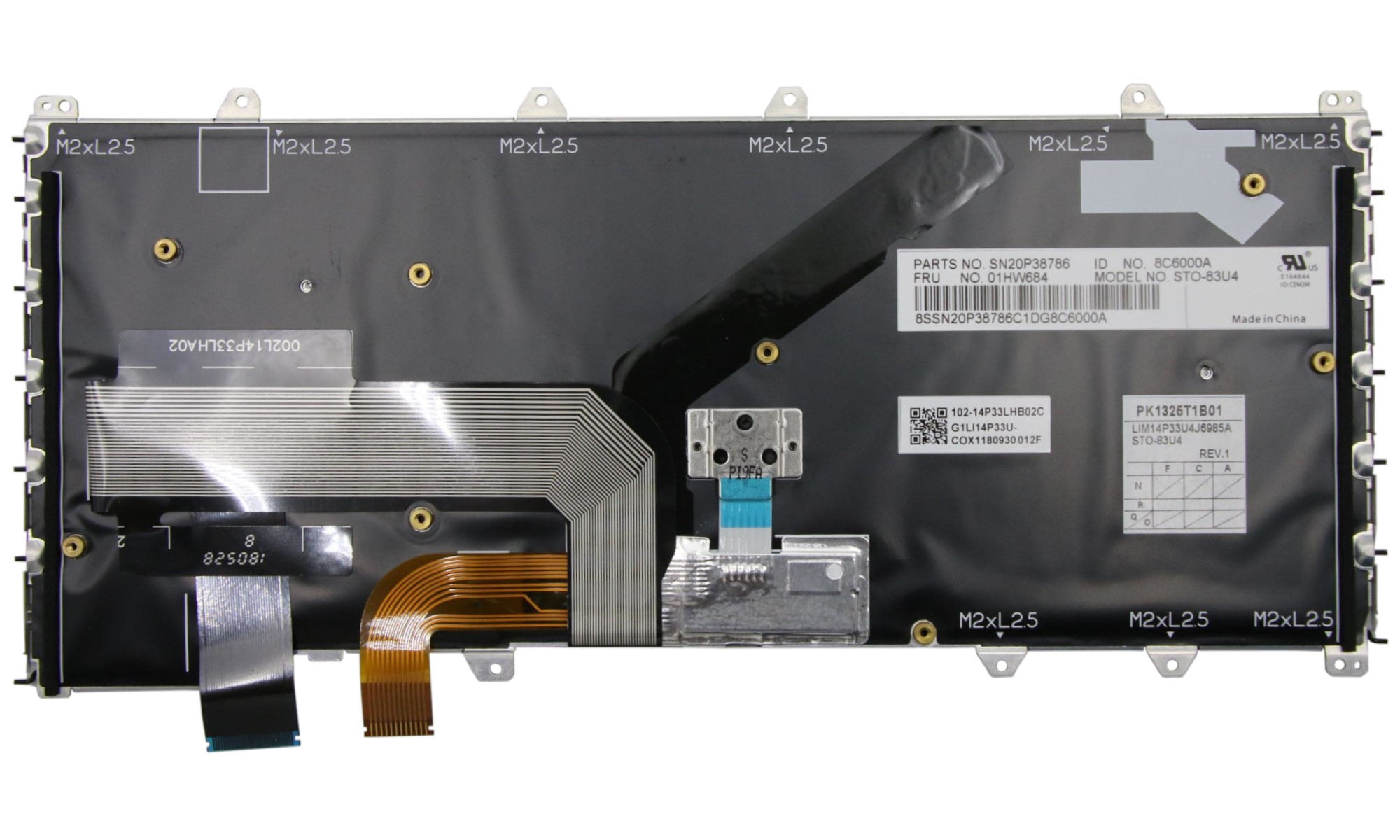 Tastatura originala Lenovo ThinkPad X380 Yoga Type 20LH, 20LJ, rama argintie, taste negre, layout US, cu iluminare Tastatura originala Lenovo ThinkPad X380 Yoga Type 20LH, 20LJ, rama argintie, taste negre, layout US, cu iluminare
