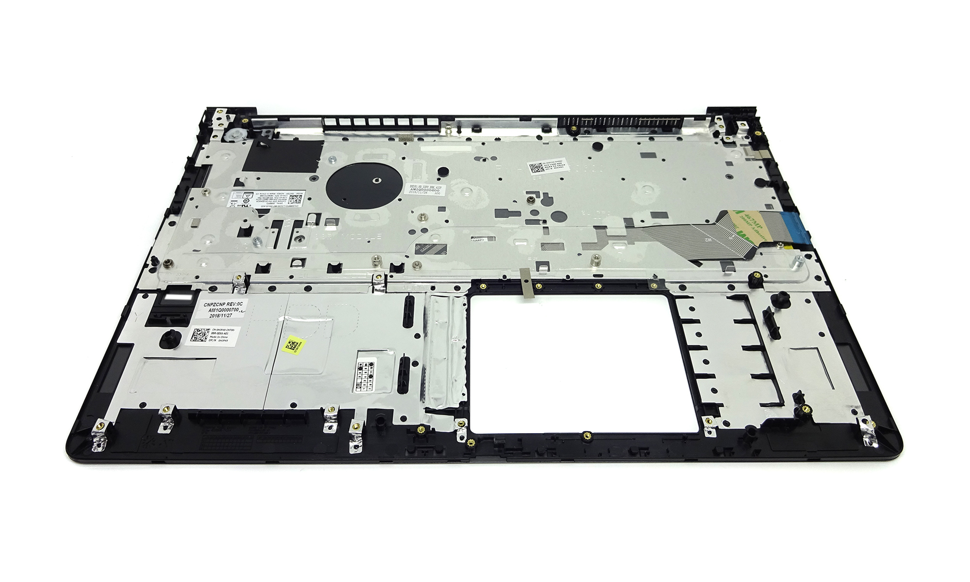 Carcasa superioara si tastatura Dell Vostro 15 5568, fara iluminare, gri, layout UK, cu slot pentru scaner amprenta, model 3VFPJ Carcasa superioara si tastatura Dell Vostro 15 5568, fara iluminare, gri, layout UK, cu slot pentru scaner amprenta, model 3VFPJ