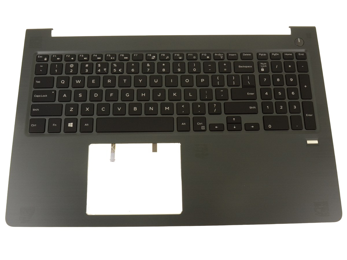 Carcasa superioara si tastatura Dell Vostro 15 5568, cu iluminare, gri, layout Us, cu scaner amprenta, model 1WRWC Carcasa superioara si tastatura Dell Vostro 15 5568, cu iluminare, gri, layout Us, cu scaner amprenta, model 1WRWC