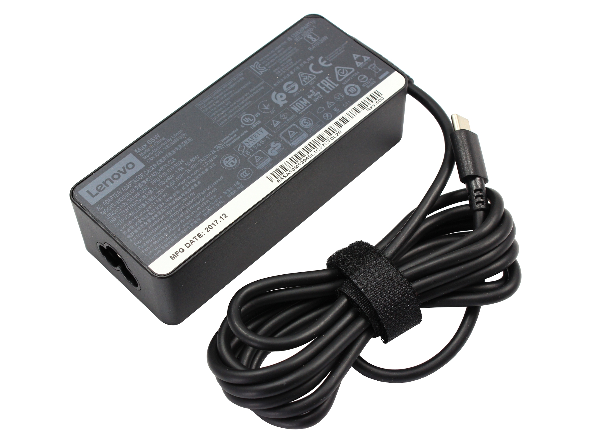 Incarcator Lenovo X1 Carbon 9th Gen Type 20XW, 20XX, 65W USB-C, original, varianta clasica