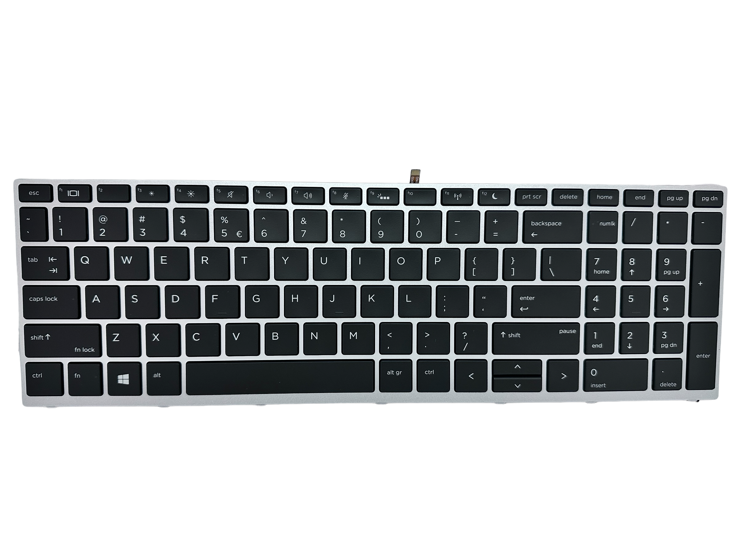 Tastatura compatibila HP ProBook 450 G5, 455 G5, 470 G5, layout International, cu iluminare, argintie, model L00739-B31 Tastatura compatibila HP ProBook 450 G5, 455 G5, 470 G5, layout International, cu iluminare, argintie, model L00739-B31