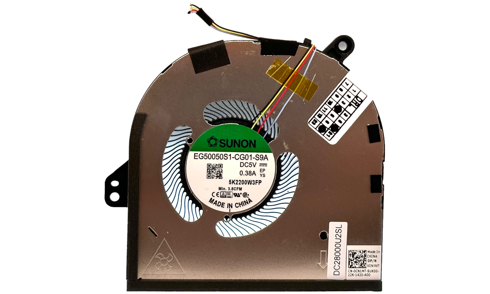 Cooler original pentru placa grafica laptop Dell Precision 5550 5560, XPS 15 9500 9510, model CN1MT DJH35 DC2800ORSL DC2800U2SL EG50050S1-CG00-S9A EG50050S1-CG01-S9A Cooler original pentru placa grafica laptop Dell Precision 5550 5560, XPS 15 9500 9510, model CN1MT DJH35 DC2800ORSL DC2800U2SL EG50050S1-CG00-S9A EG50050S1-CG01-S9A