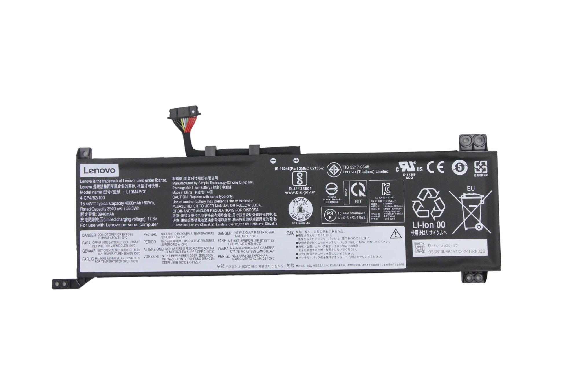 Baterie originala Lenovo L19M4PC0 L19C4PC0, Legion 5-15IMH6, 5-15ARH05, 5-15ARH05H, 5P-15ARH05H, 5-15IMH05, 5-15IMH05H, 5P-15IMH05, 5P-15IMH05H, 60Wh Baterie originala Lenovo L19M4PC0 L19C4PC0, Legion 5-15IMH6, 5-15ARH05, 5-15ARH05H, 5P-15ARH05H, 5-15IMH05, 5-15IMH05H, 5P-15IMH05, 5P-15IMH05H, 60Wh