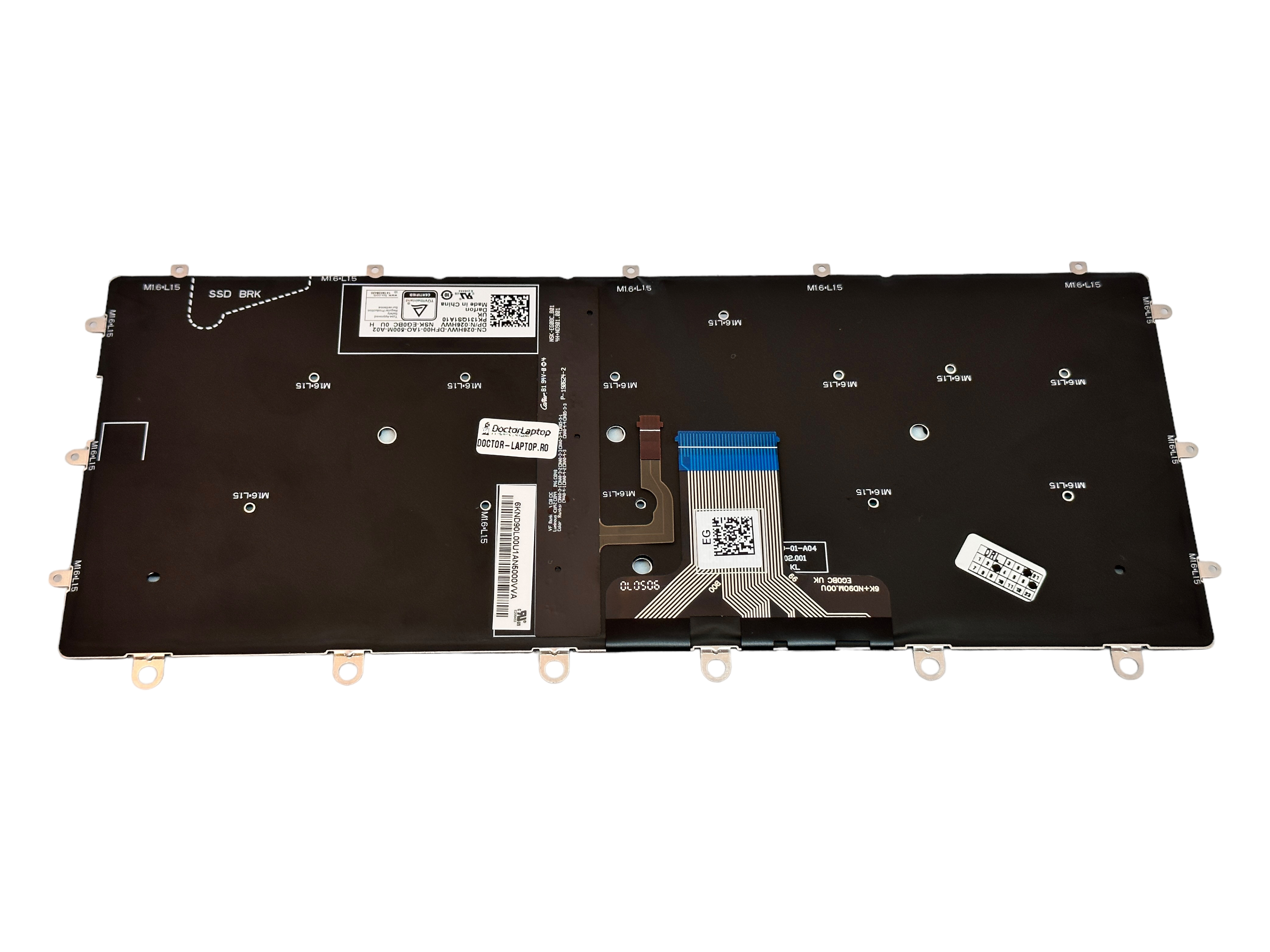 Tastatura originala Dell XPS 13 9365, XPS 13 9365 2-in-1, layout UK, cu iluminare, model 26HWV Tastatura originala Dell XPS 13 9365, XPS 13 9365 2-in-1, layout UK, cu iluminare, model 26HWV