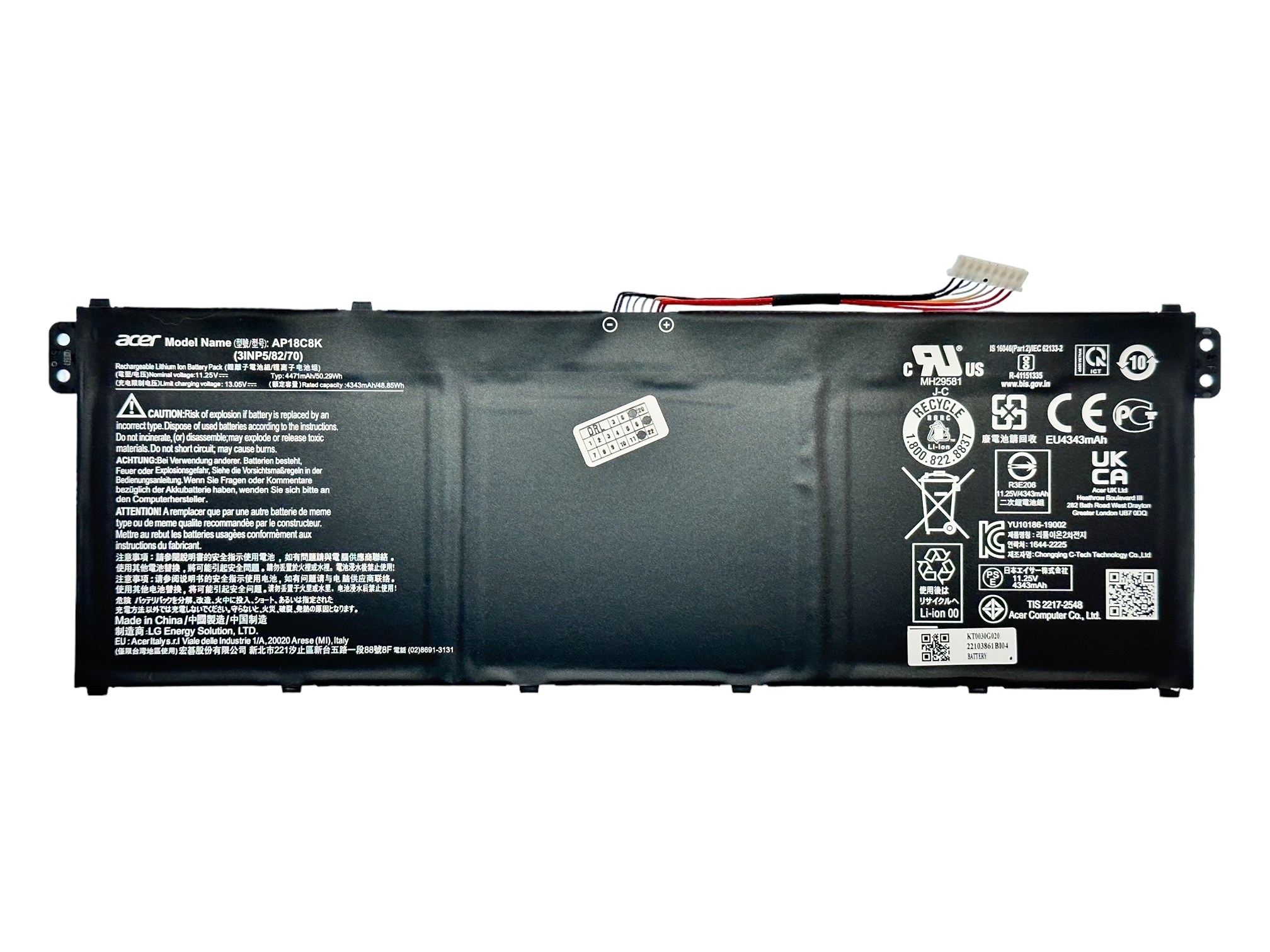 Baterie originala Acer AP18C8K Chromebook 314 CB314-1H CB314-1HT CB314-2HT, CB315-3H CB315-3HT CB315-4H CB315-4HT, CB514-1W CB514-1WT, Spin 314 CP314-1H CP314-1HN, CP713-2W, R753T R753TM R753TN, R853TA R853TNA Baterie originala Acer AP18C8K Chromebook 314 CB314-1H CB314-1HT CB314-2HT, CB315-3H CB315-3HT CB315-4H CB315-4HT, CB514-1W CB514-1WT, Spin 314 CP314-1H CP314-1HN, CP713-2W, R753T R753TM R753TN, R853TA R853TNA