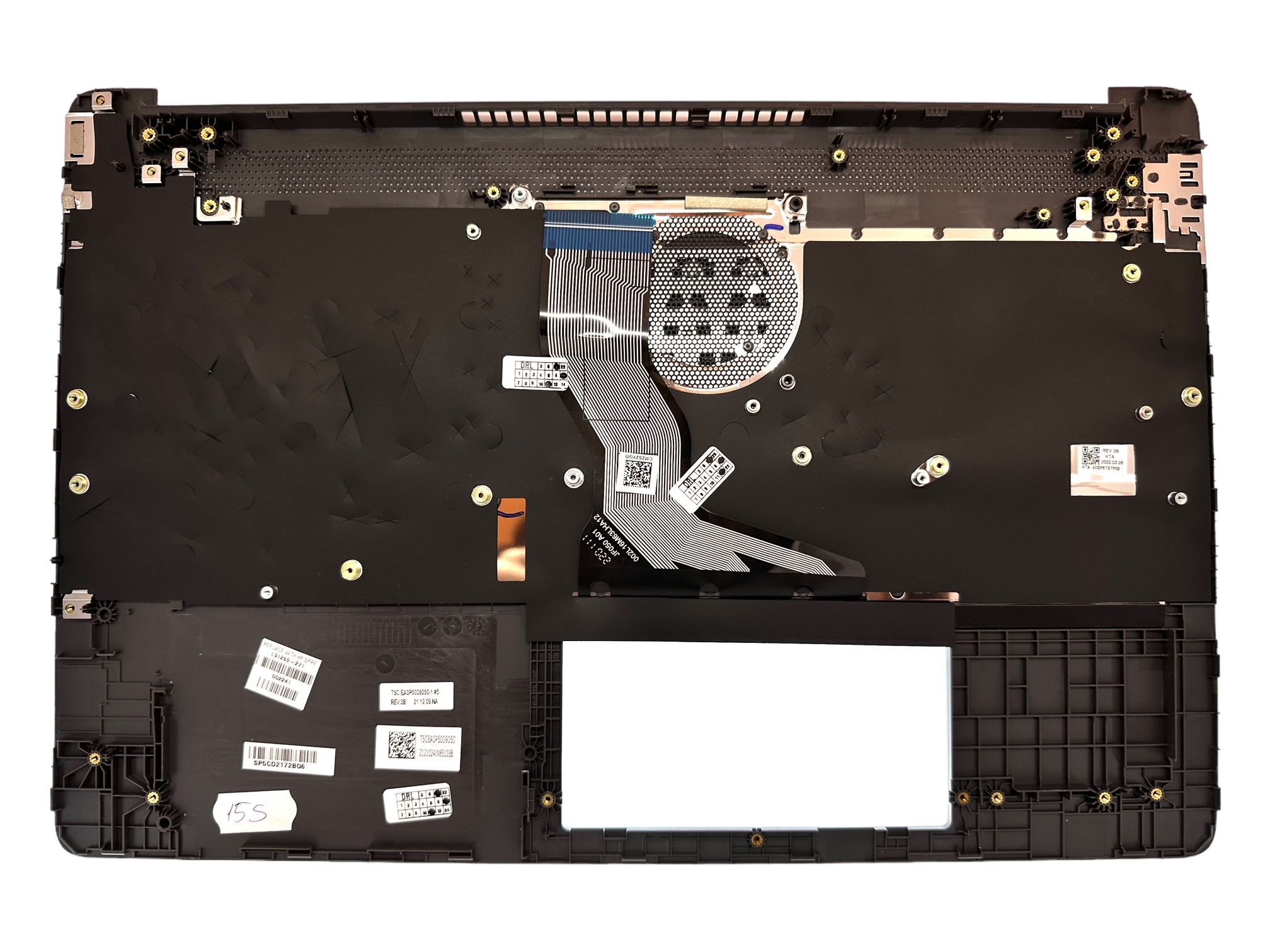 Carcasa superioara cu tastatura HP 15-DY, 15-EF, 15T-DY, 15S-EQ, 15S-FQ, layout romanesc, L91269-271, 4D0P5TSTP00, Jetblack Carcasa superioara cu tastatura HP 15-DY, 15-EF, 15T-DY, 15S-EQ, 15S-FQ, layout romanesc, L91269-271, 4D0P5TSTP00, Jetblack