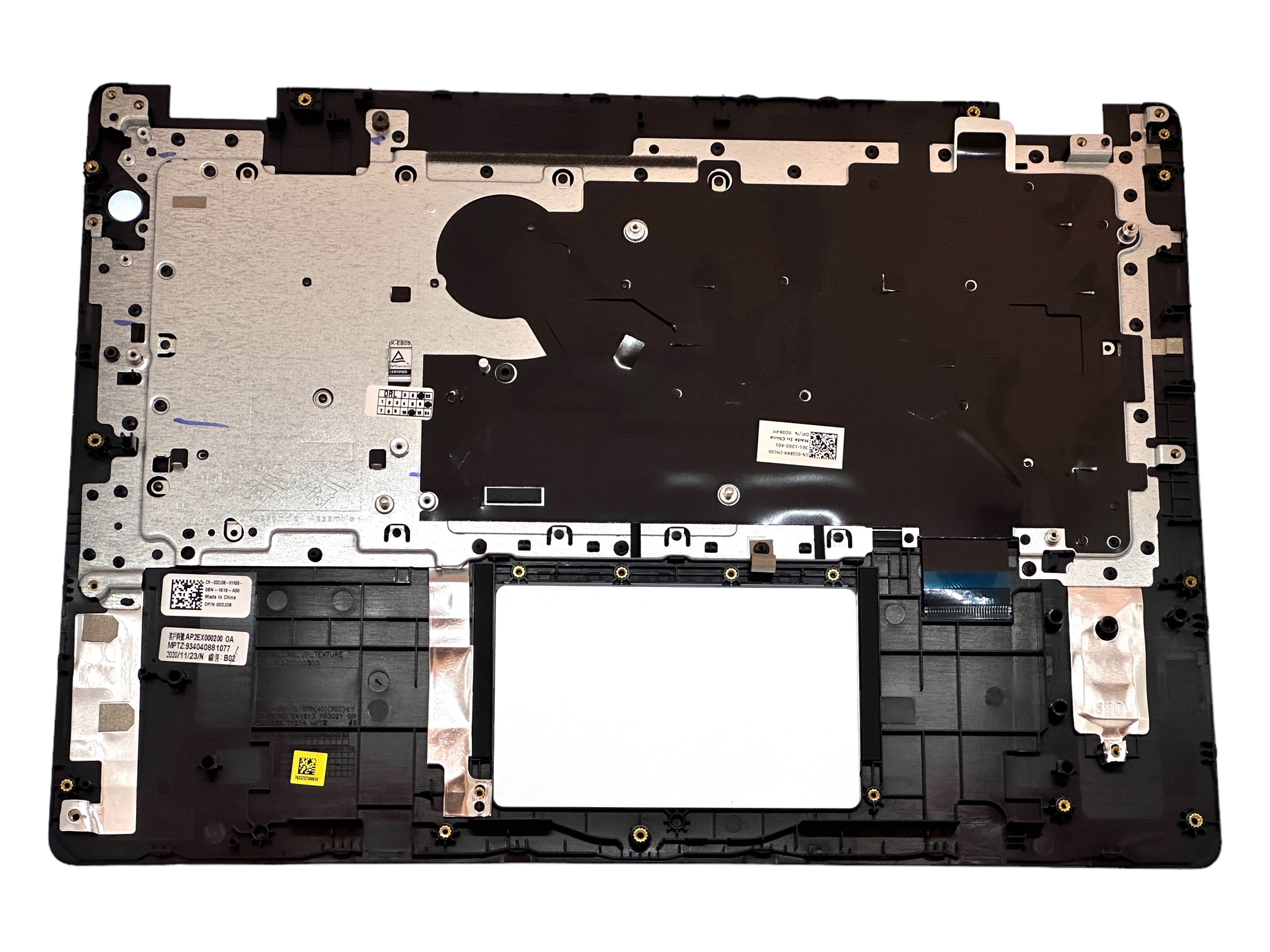Carcasa superioara palmrest Dell Inspiron 3480 3481 3482 3490 3493, Vostro 3480 3481 3490 3491, negru, cu striatii, US, fara iluminare Carcasa superioara palmrest Dell Inspiron 3480 3481 3482 3490 3493, Vostro 3480 3481 3490 3491, negru, cu striatii, US, fara iluminare