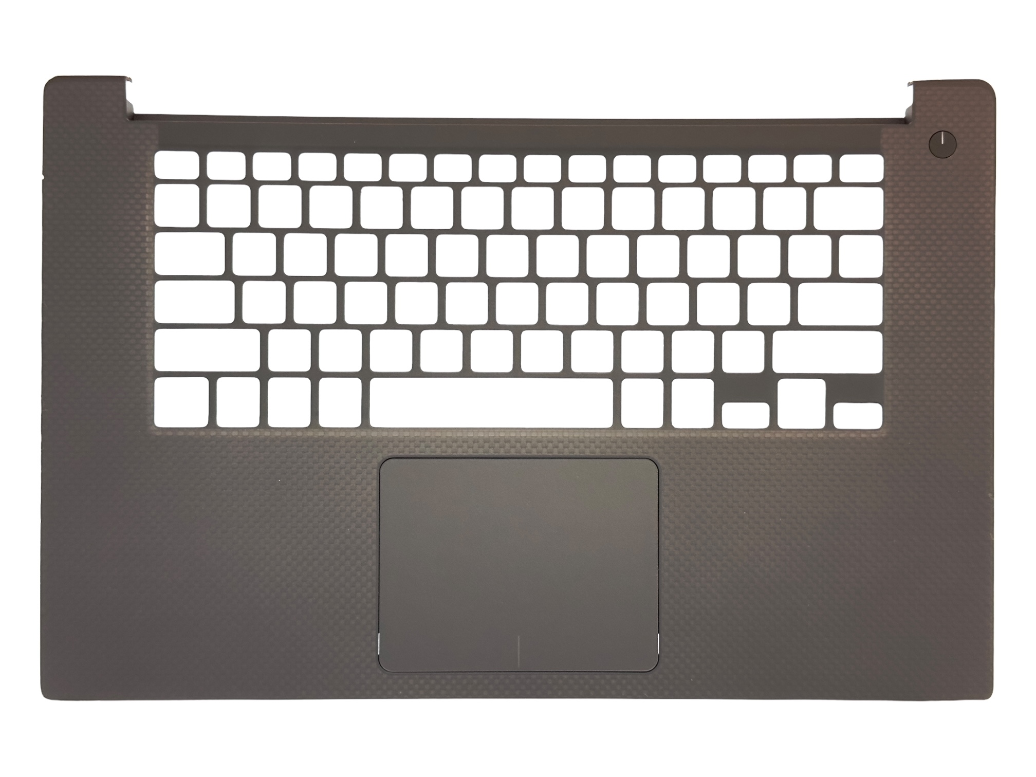 Carcasa superioara palmrest Dell XPS 15 9560, Precision 15 5520, 5530, XPS 15 9570, din fibra de carbon, pentru tastatura cu layout US, fara cititor amprenta Carcasa superioara palmrest Dell XPS 15 9560, Precision 15 5520, 5530, XPS 15 9570, din fibra de carbon, pentru tastatura cu layout US, fara cititor amprenta