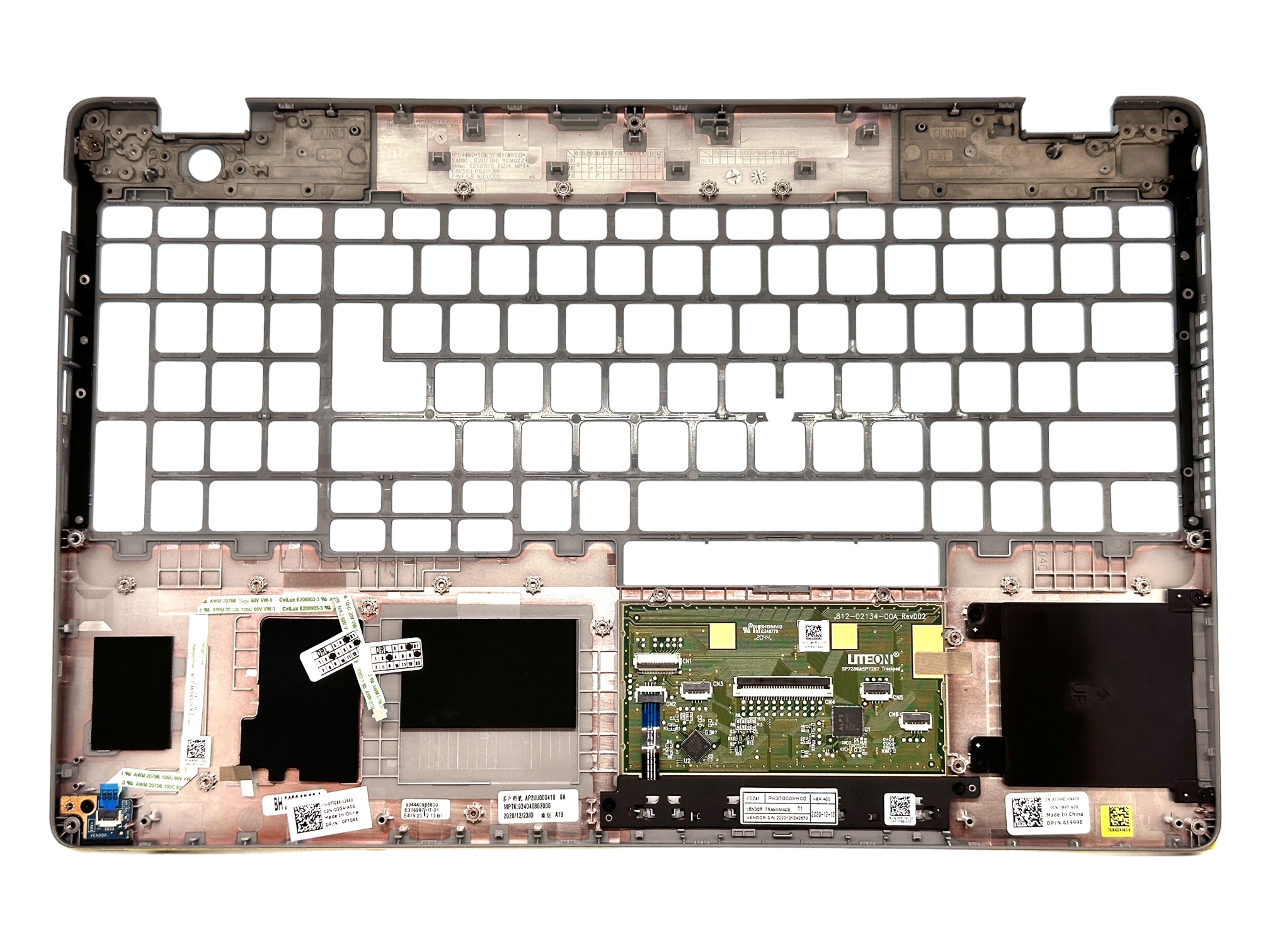 Carcasa superioara palmrest cu touchpad DELL Precision 3550, Latitude 5510, model FTG86, Dual Point, NoSCR Carcasa superioara palmrest cu touchpad DELL Precision 3550, Latitude 5510, model FTG86, Dual Point, NoSCR