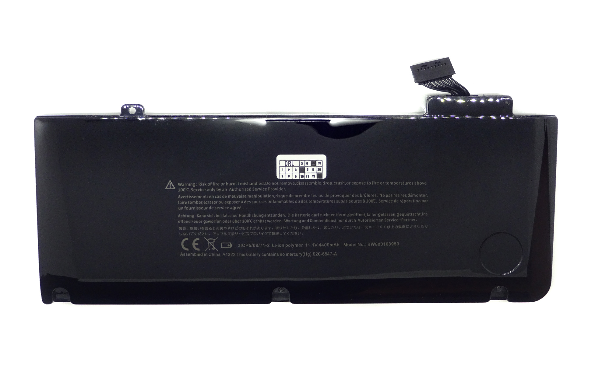 Baterie compatibila pentru Apple A1322, 4400mAh, 11.1V, 49Wh Baterie compatibila pentru Apple A1322, 4400mAh, 11.1V, 49Wh