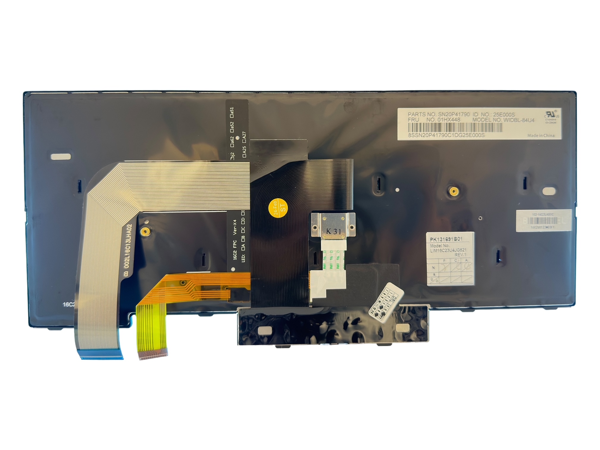 Tastatura compatibila Lenovo ThinkPad A475 A485, ThinkPad T470 T480 layout US, iluminata Tastatura compatibila Lenovo ThinkPad A475 A485, ThinkPad T470 T480 layout US, iluminata