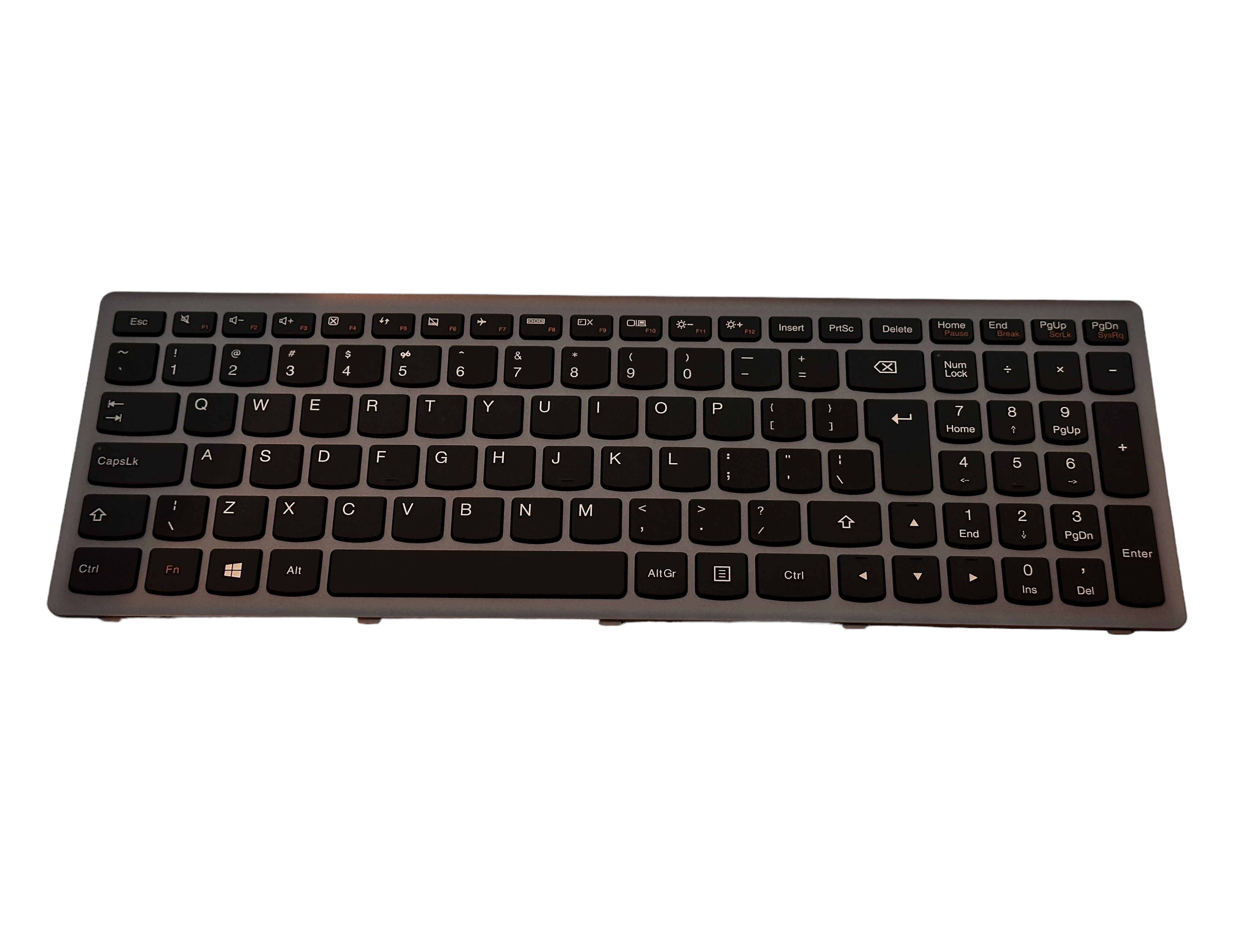 Tastatura Lenovo IdeaPad G500s G505S S510P Z510 S500, FLEX 15 15D, culoare gri, fara iluminare Tastatura Lenovo IdeaPad G500s G505S S510P Z510 S500, FLEX 15 15D, culoare gri, fara iluminare