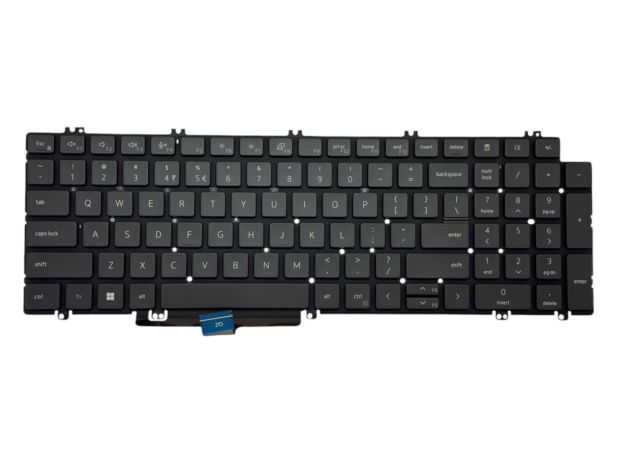 Tastatura originala Dell Latitude 5520 5521 5531 5530 5540, Precision 3560 3561 3570 3571 3580 3581 7670 7680 7770 7780, fara luminare, negru, layout US, model PWKC3 Tastatura originala Dell Latitude 5520 5521 5531 5530 5540, Precision 3560 3561 3570 3571 3580 3581 7670 7680 7770 7780, fara luminare, negru, layout US, model PWKC3
