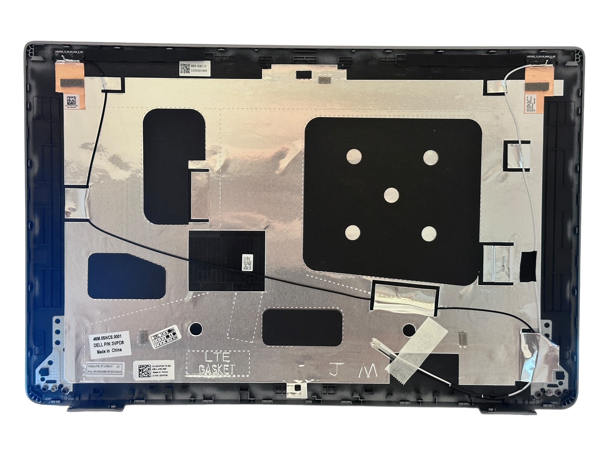 Capac display original Dell Precision 3580 3581 / Latitude 5540, model 3VPD8 WLAN (Wifi) antennas