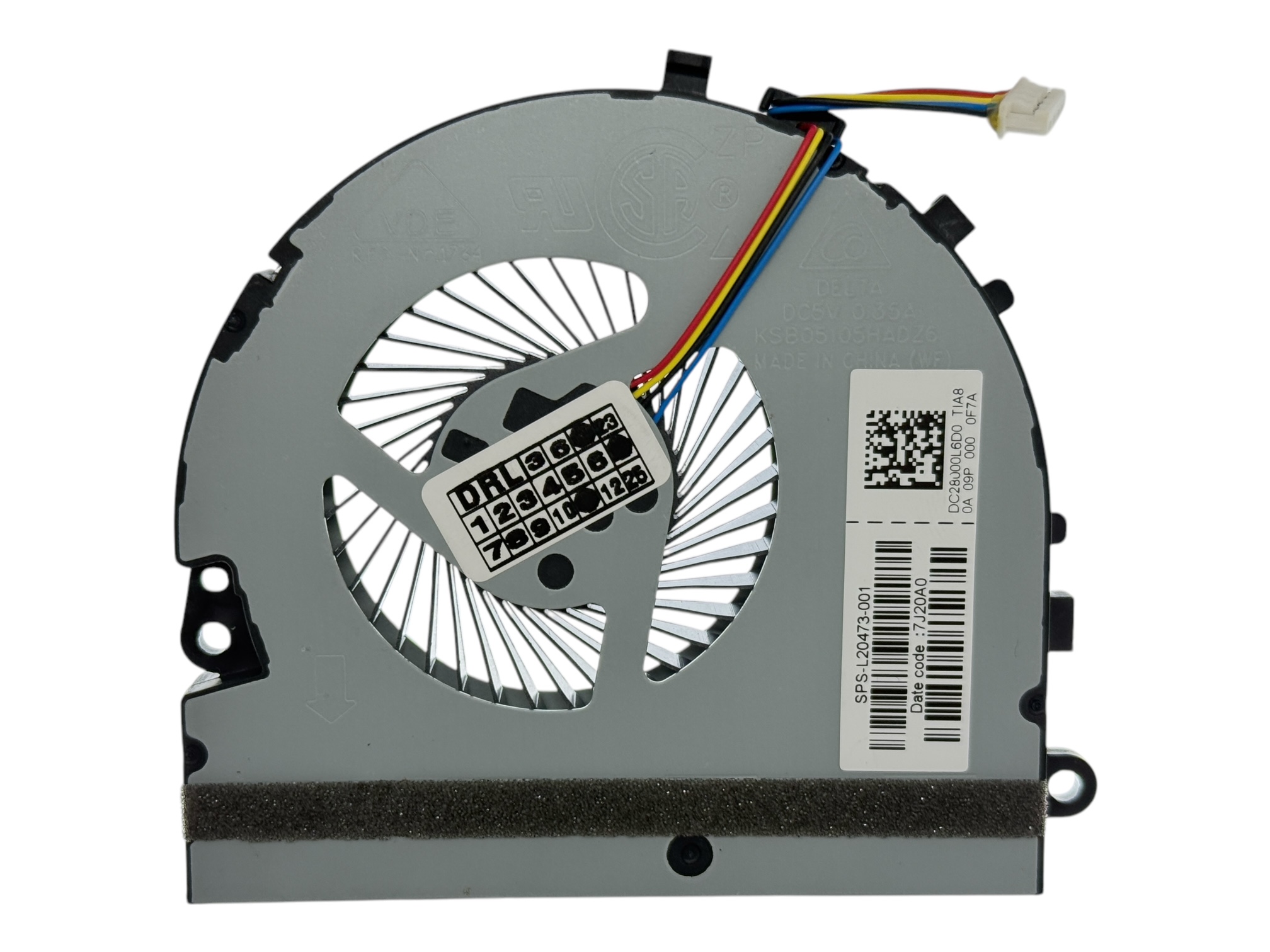 Cooler compatibil laptop HP 15-DA, 15-DB, 15G-DB, 15G-DR, 15Q-DS, 15Q-DY, model L20473-001 KSB05105HADZ6 DC28000L6D0 (Discrete video Graphics) Cooler compatibil laptop HP 15-DA, 15-DB, 15G-DB, 15G-DR, 15Q-DS, 15Q-DY, model L20473-001 KSB05105HADZ6 DC28000L6D0 (Discrete video Graphics)