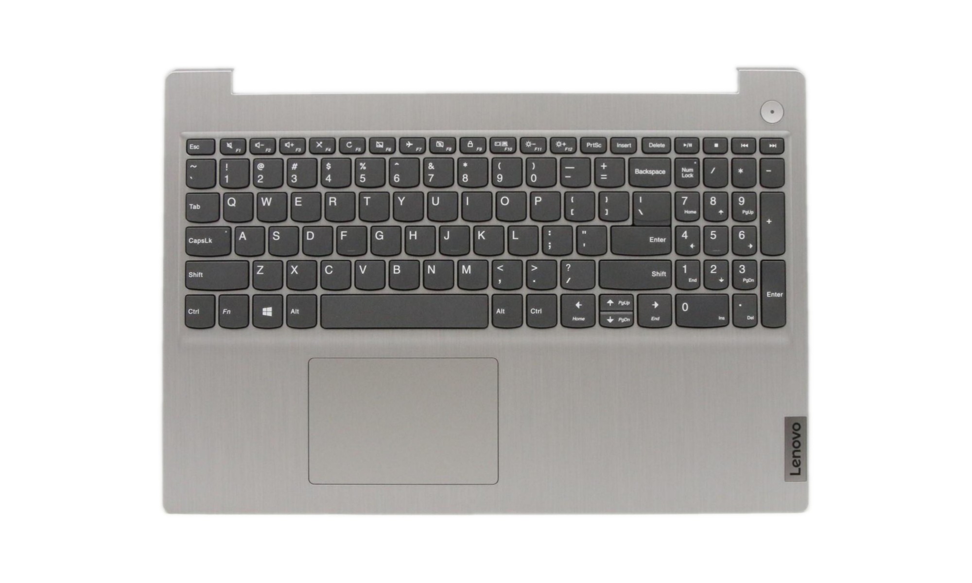 Carcasa superioara cu tastatura REFURBISH Lenovo IdeaPad 3 15ADA05, 3-15ARE05, 3-15IGL05, 3-15IIL05, 3-15IML05, argintiu, layout US, fara iluminare Carcasa superioara cu tastatura REFURBISH Lenovo IdeaPad 3 15ADA05, 3-15ARE05, 3-15IGL05, 3-15IIL05, 3-15IML05, argintiu, layout US, fara iluminare