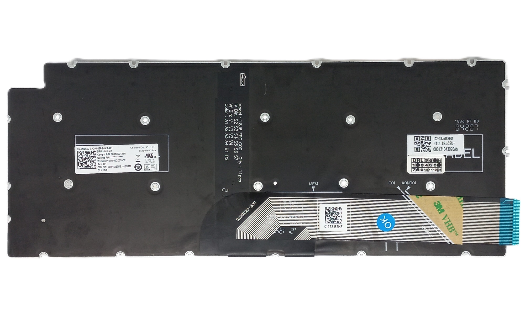 Tastatura compatibila Dell Inspiron 5300, 5301, 5390, 5391, 5400 2-in-1, 5401, 5402, 5405, 5406 2-in-1, 7300, 7390, 7391 2-in-1, 7400, 7405 2-in-1, 7490, Vostro 3400, 3401, 5390, 5391, 5401, 5402, gri cu iluminare, layout US Tastatura compatibila Dell Inspiron 5300, 5301, 5390, 5391, 5400 2-in-1, 5401, 5402, 5405, 5406 2-in-1, 7300, 7390, 7391 2-in-1, 7400, 7405 2-in-1, 7490, Vostro 3400, 3401, 5390, 5391, 5401, 5402, gri cu iluminare, layout US