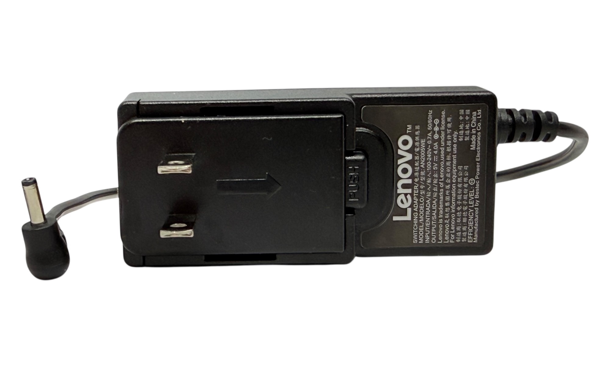 Incarcator original laptop Lenovo IdeaPad 100S-11IBY, Miix 300-10IBY, 310-10ICR, 320-10ICR, 325-10ICR, 5V, 4A, 20W, versiune US cu adaptor pentru Europa Incarcator original laptop Lenovo IdeaPad 100S-11IBY, Miix 300-10IBY, 310-10ICR, 320-10ICR, 325-10ICR, 5V, 4A, 20W, versiune US cu adaptor pentru Europa