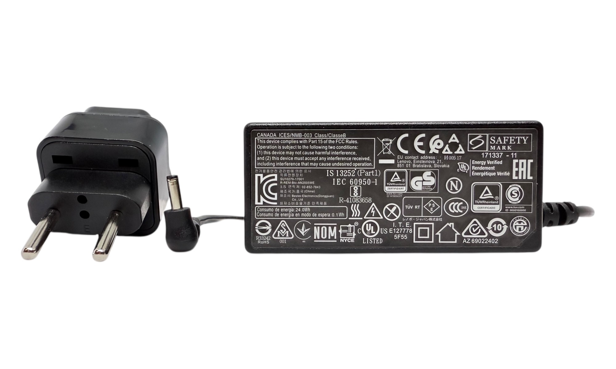 Incarcator original laptop Lenovo IdeaPad 100S-11IBY, Miix 300-10IBY, 310-10ICR, 320-10ICR, 325-10ICR, 5V, 4A, 20W, versiune US cu adaptor pentru Europa Incarcator original laptop Lenovo IdeaPad 100S-11IBY, Miix 300-10IBY, 310-10ICR, 320-10ICR, 325-10ICR, 5V, 4A, 20W, versiune US cu adaptor pentru Europa