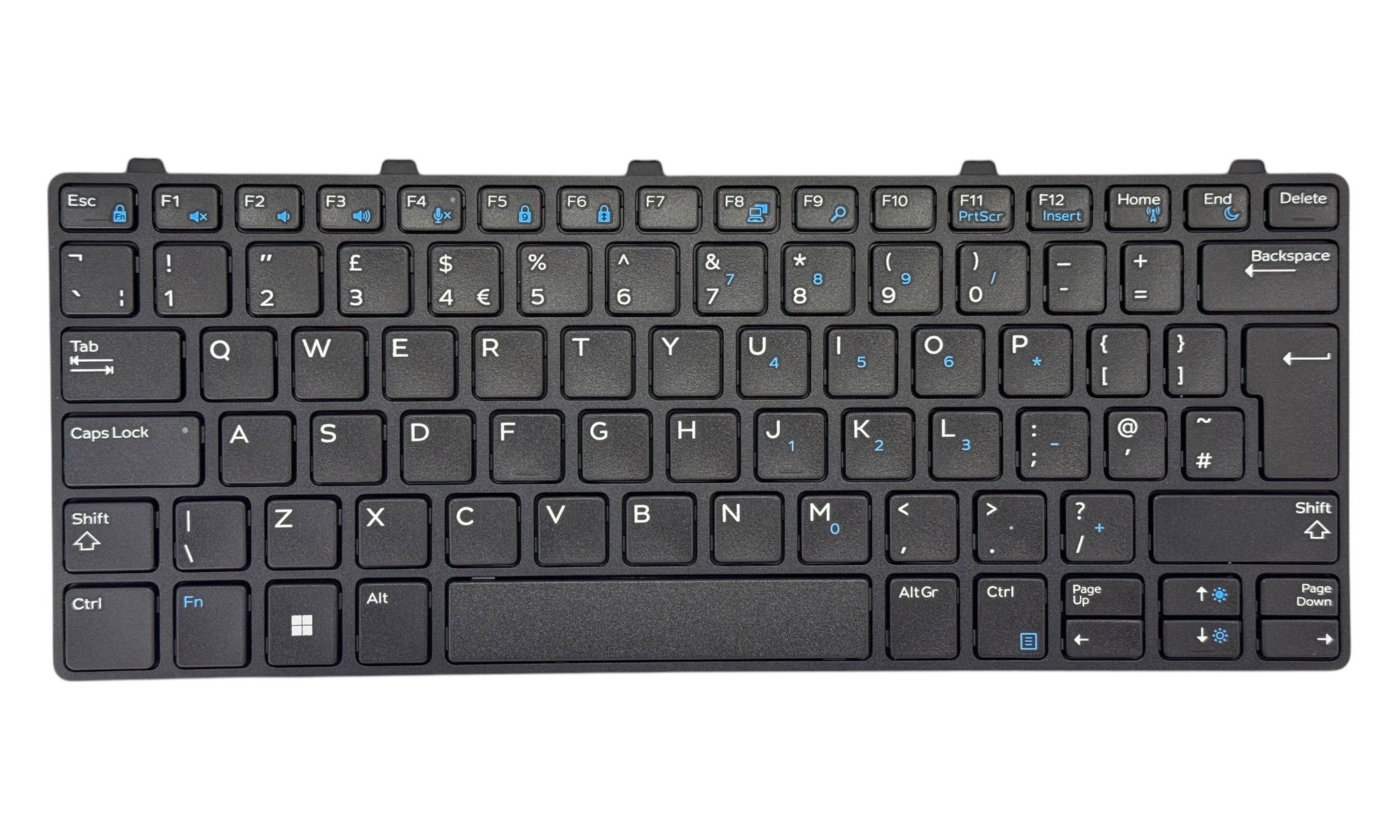 Tastatura originala Dell Latitude 3300, 3310, 3380, Latitude 3180, 3189, 3190, 3190 2-in-1, neagra, fara iluminare, layout UK Tastatura originala Dell Latitude 3300, 3310, 3380, Latitude 3180, 3189, 3190, 3190 2-in-1, neagra, fara iluminare, layout UK