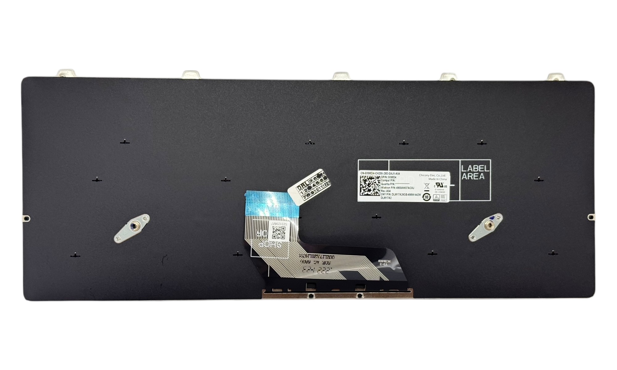 Tastatura originala Dell Latitude 3300, 3310, 3380, Latitude 3180, 3189, 3190, 3190 2-in-1, neagra, fara iluminare, layout UK Tastatura originala Dell Latitude 3300, 3310, 3380, Latitude 3180, 3189, 3190, 3190 2-in-1, neagra, fara iluminare, layout UK