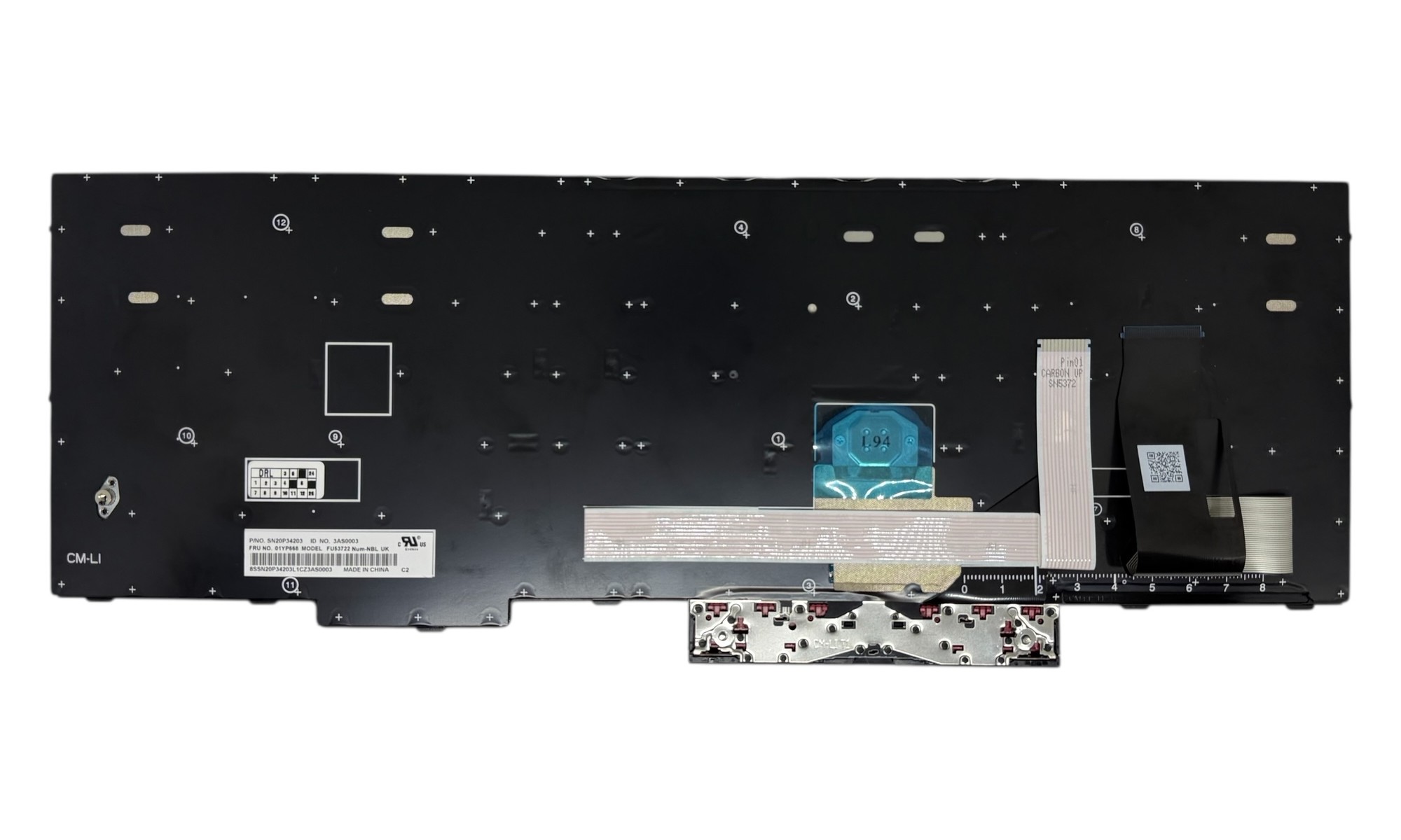 Tastatura originala Lenovo ThinkPad E580, E585, E590, E595, L580, L590, P52, P53, P53s, P72, P73, T590, fara iluminare, layout UK Tastatura originala Lenovo ThinkPad E580, E585, E590, E595, L580, L590, P52, P53, P53s, P72, P73, T590, fara iluminare, layout UK