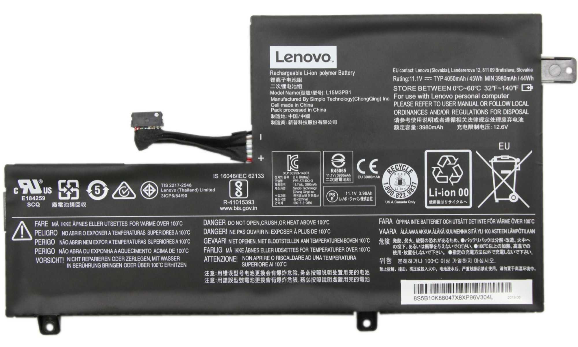Baterie originala Lenovo 300e Chromebook, Chromebook C330, S330, Flex 11 Chromebook, IdeaPad Flex 3 CB-11M735, N22 Chromebook, N23 Chromebook, N42-20 Chromebook, model L15M3PB1, L15L3PB1 Baterie originala Lenovo 300e Chromebook, Chromebook C330, S330, Flex 11 Chromebook, IdeaPad Flex 3 CB-11M735, N22 Chromebook, N23 Chromebook, N42-20 Chromebook, model L15M3PB1, L15L3PB1